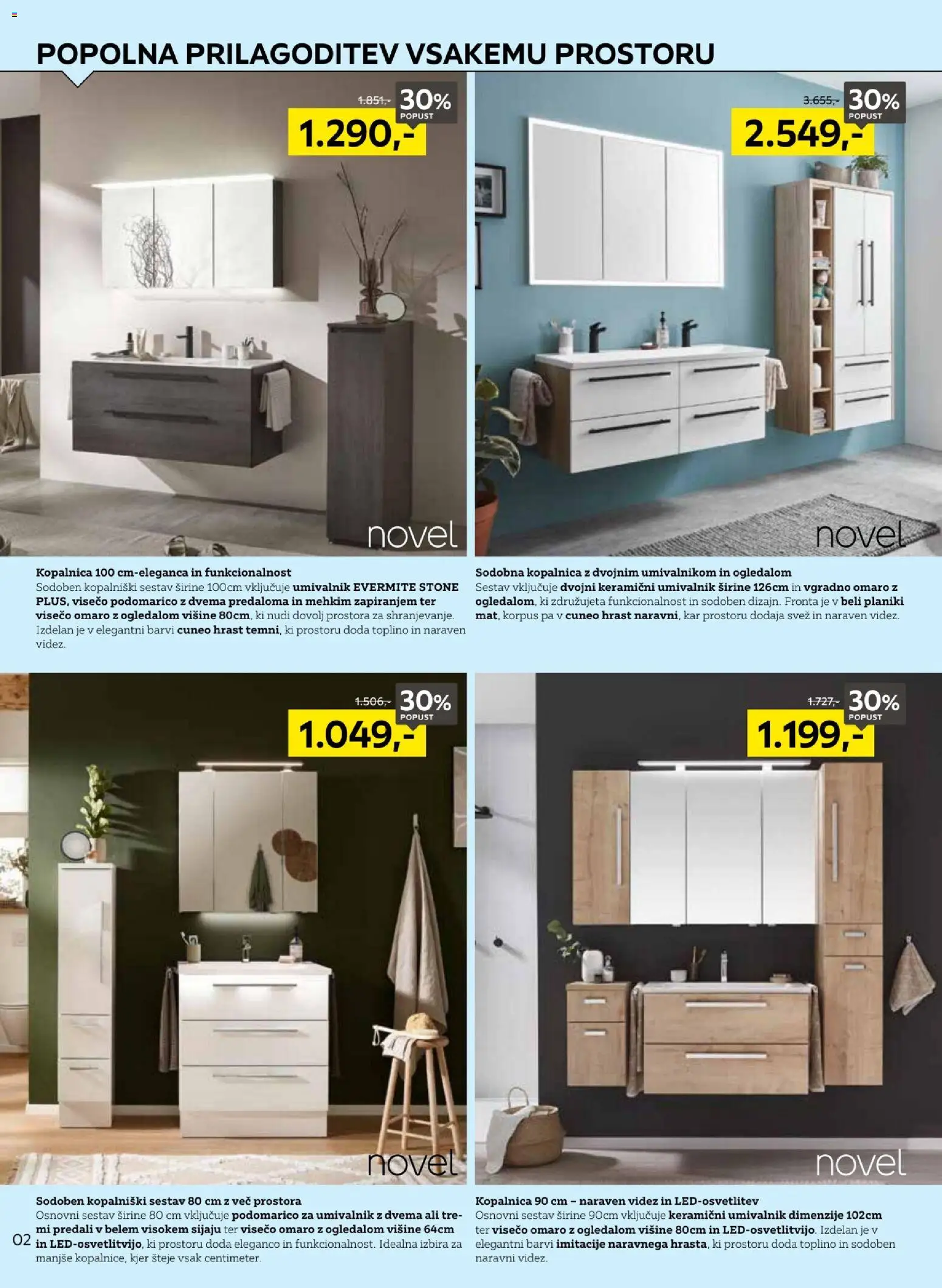 Novi XXXL Lesnina katalog ponudbe – veljaven od 18.08.2026 | Stran: 2 | Izdelki: Umivalnik