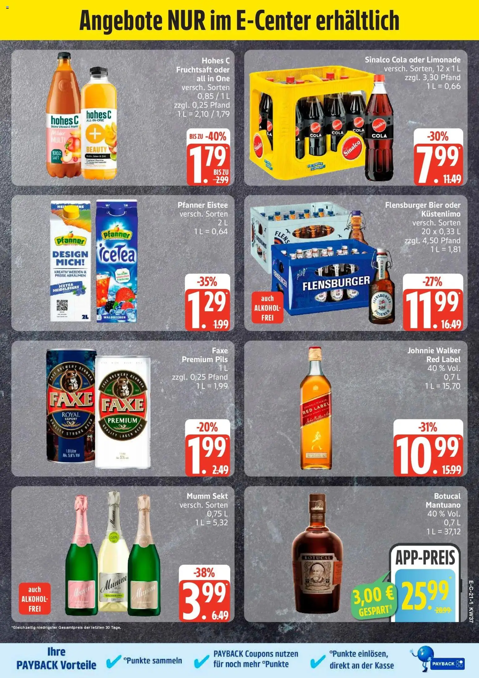 Edeka Prospekt Hemmoor (ab 07.09.2026) » Angebote Online | Seite: 26 | Produkte: Mumm sekt, Pils, Pfanner eistee, Johnnie walker