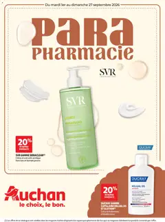 Auchan Parapharmacie, beauté - Voorbeeld van een folder van Auchan, geldig van 01/09/2026