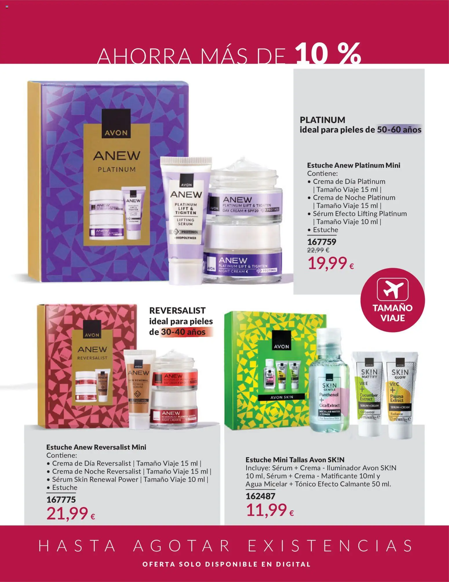 Catálogo AVON campaña 6 │ válido desde el 01.06.2026 | Página: 206 | Productos: Iluminador, Agua micelar, Sérum, Crema de noche