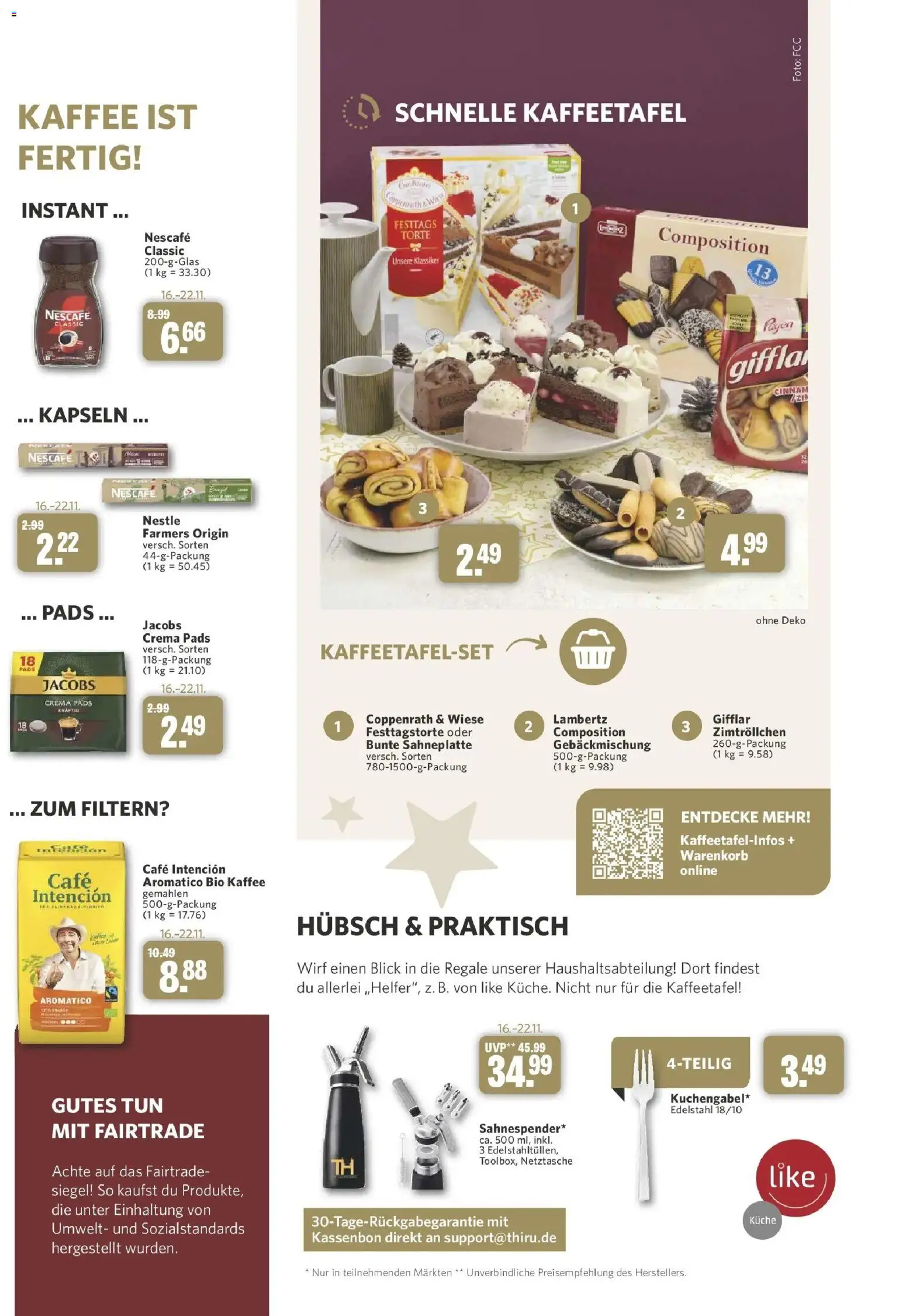 Combi Aktueller Prospekt (ab 26.10.2026) zum Blättern | Seite: 28 | Produkte: Nescafe, Kaffee, Küche