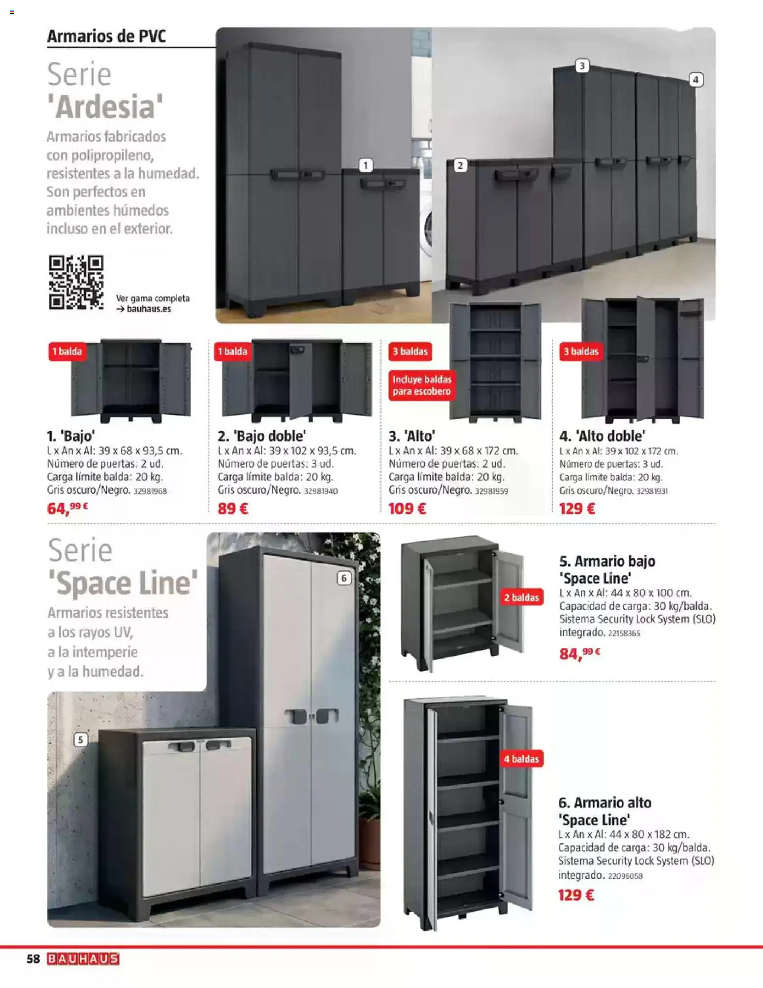 Bauhaus Ordenación │ válido desde el 18/08/2026 | Página: 58 | Productos: Armario, Puertas
