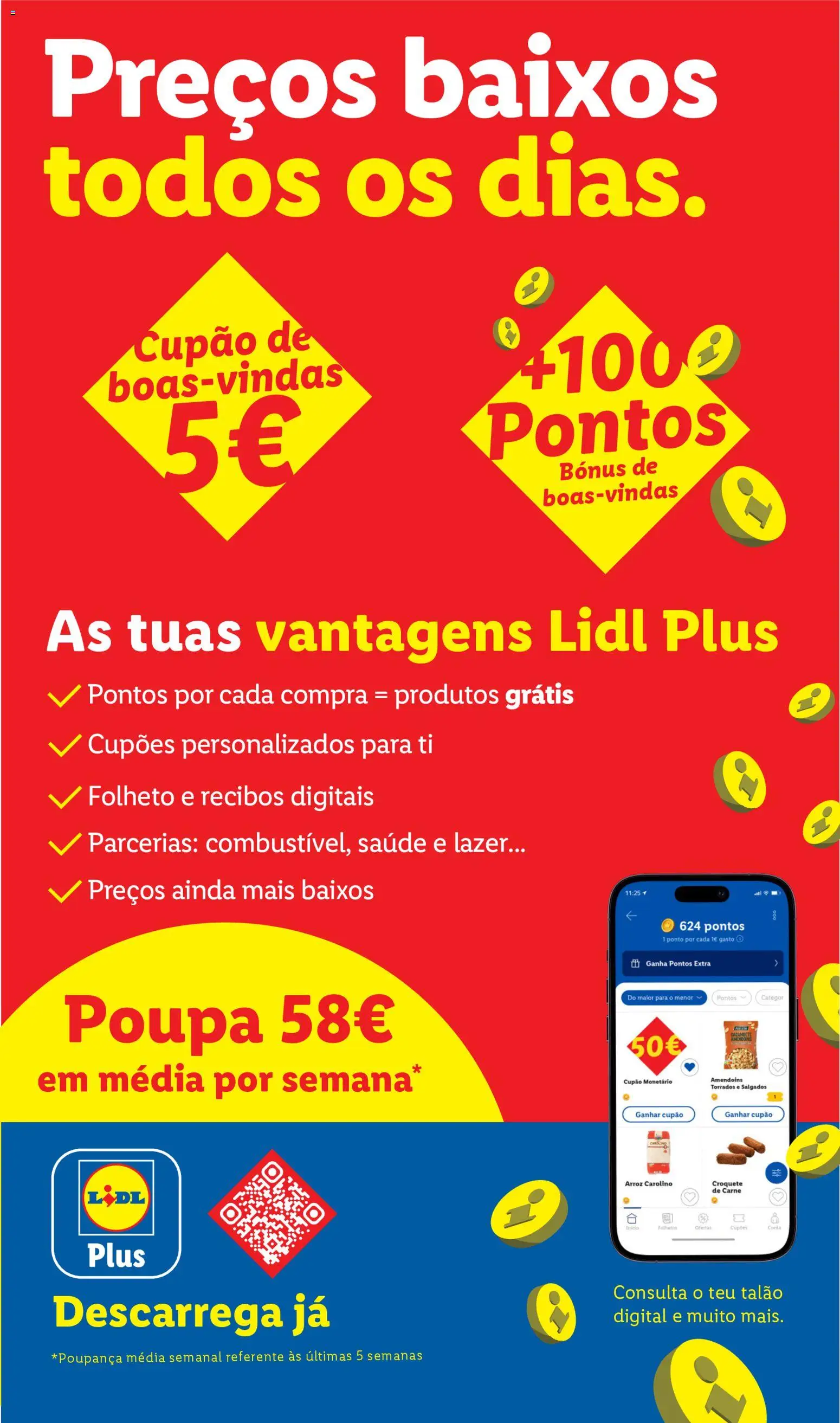 Lidl Promoções Semanais │ válido de 07/09/2026 | Página: 2 | Produtos: Amendoins, Arroz, Carne