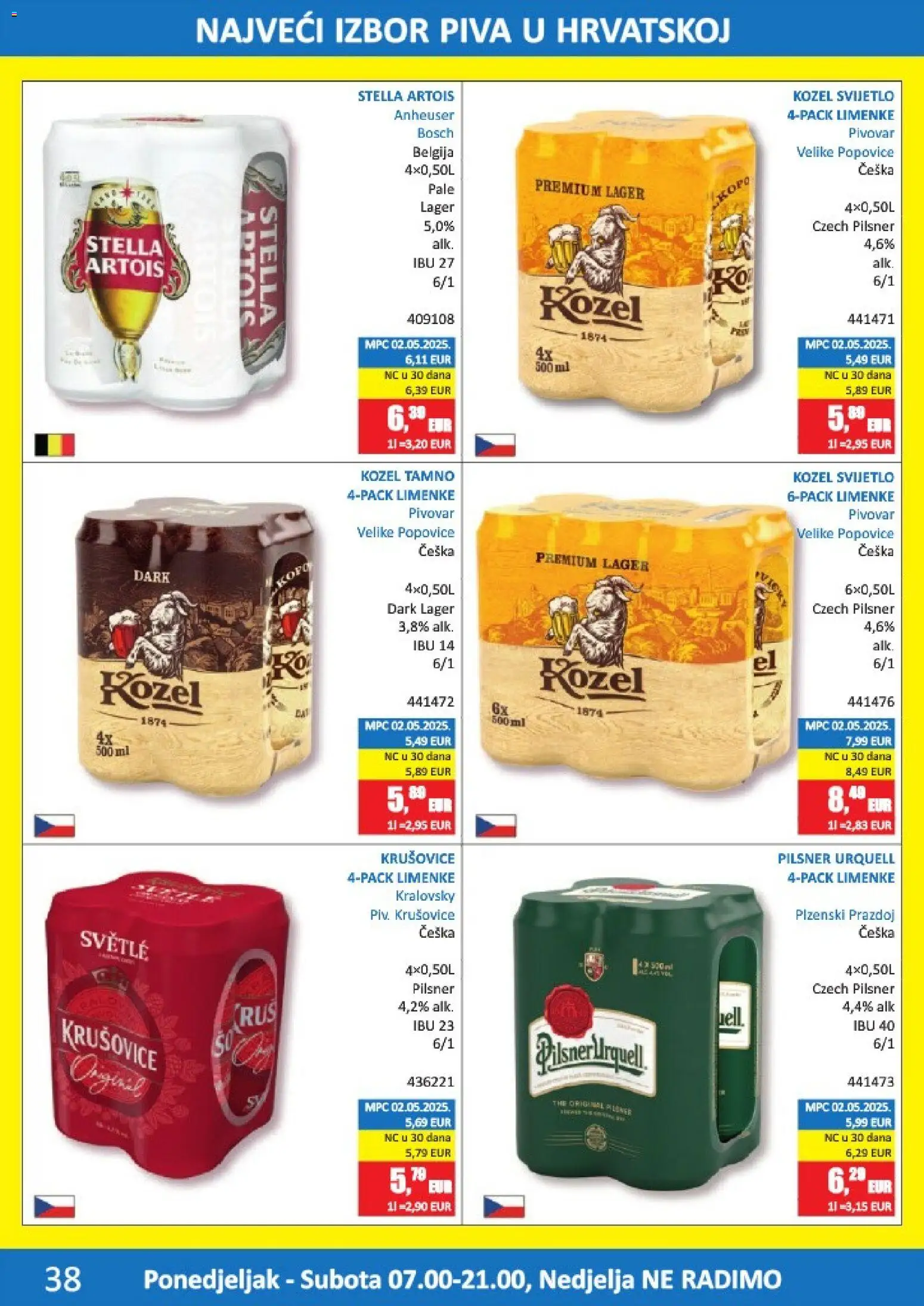 Vrutak katalog | vrijedi od 01.06.2026 | Stranica: 38 | Proizvodi: Kozel