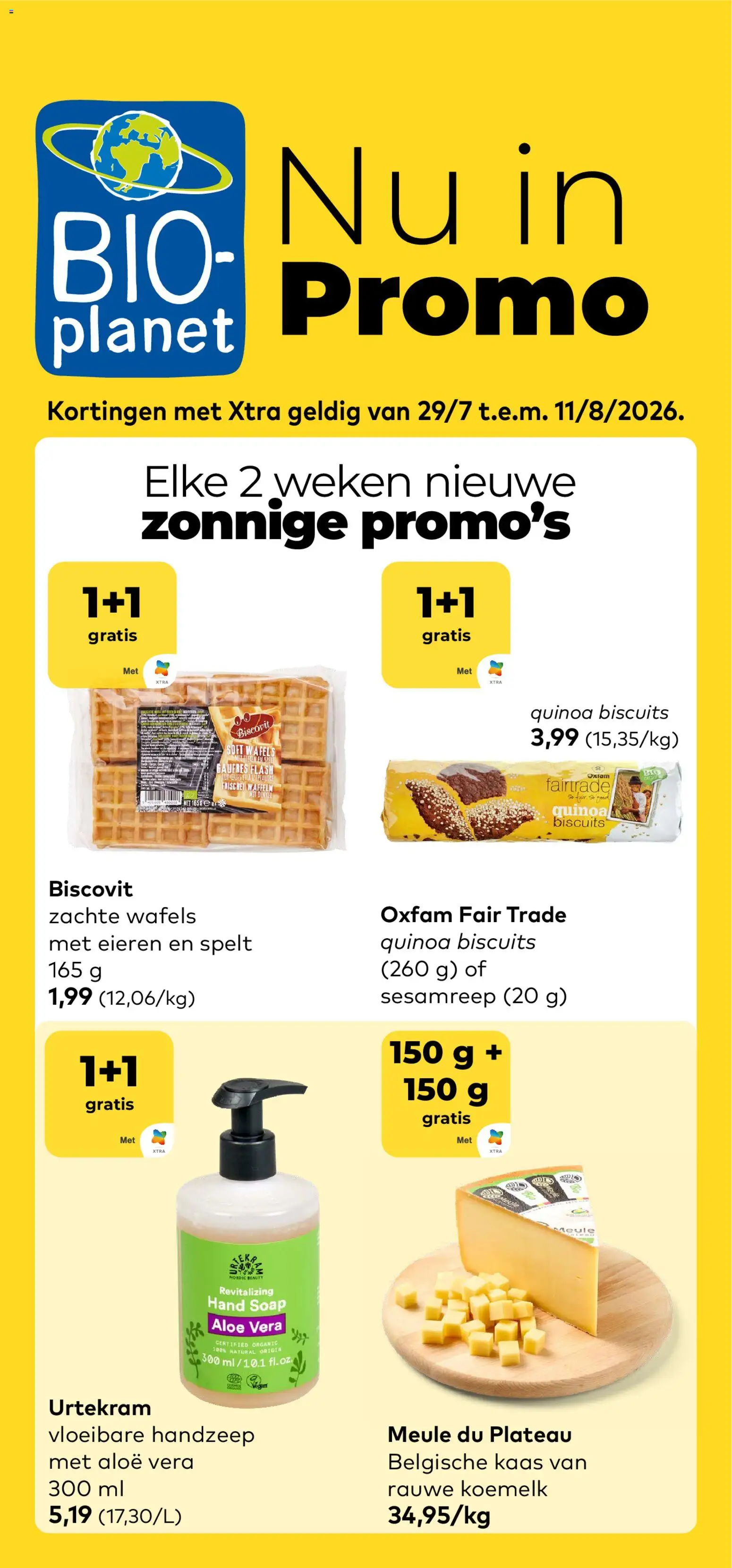 {H1} | Pagina: 1 | Producten: Wafels, Quinoa, Handzeep, Eieren