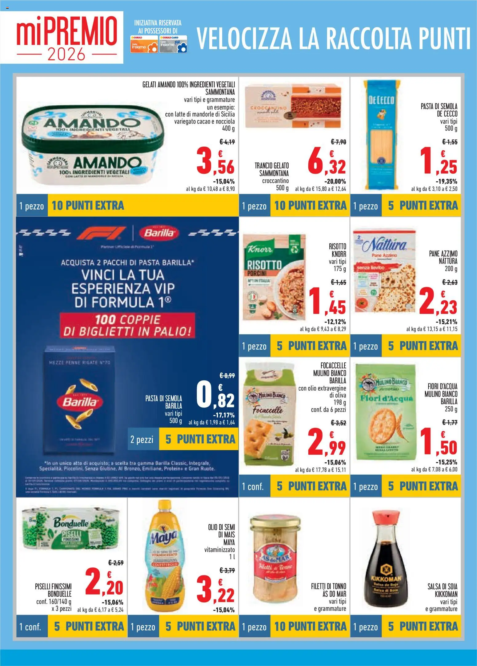 Volantino Conad del 18.06.2026 | Pagina: 12 | Prodotti: Pane, Latte, Pasta, Penne