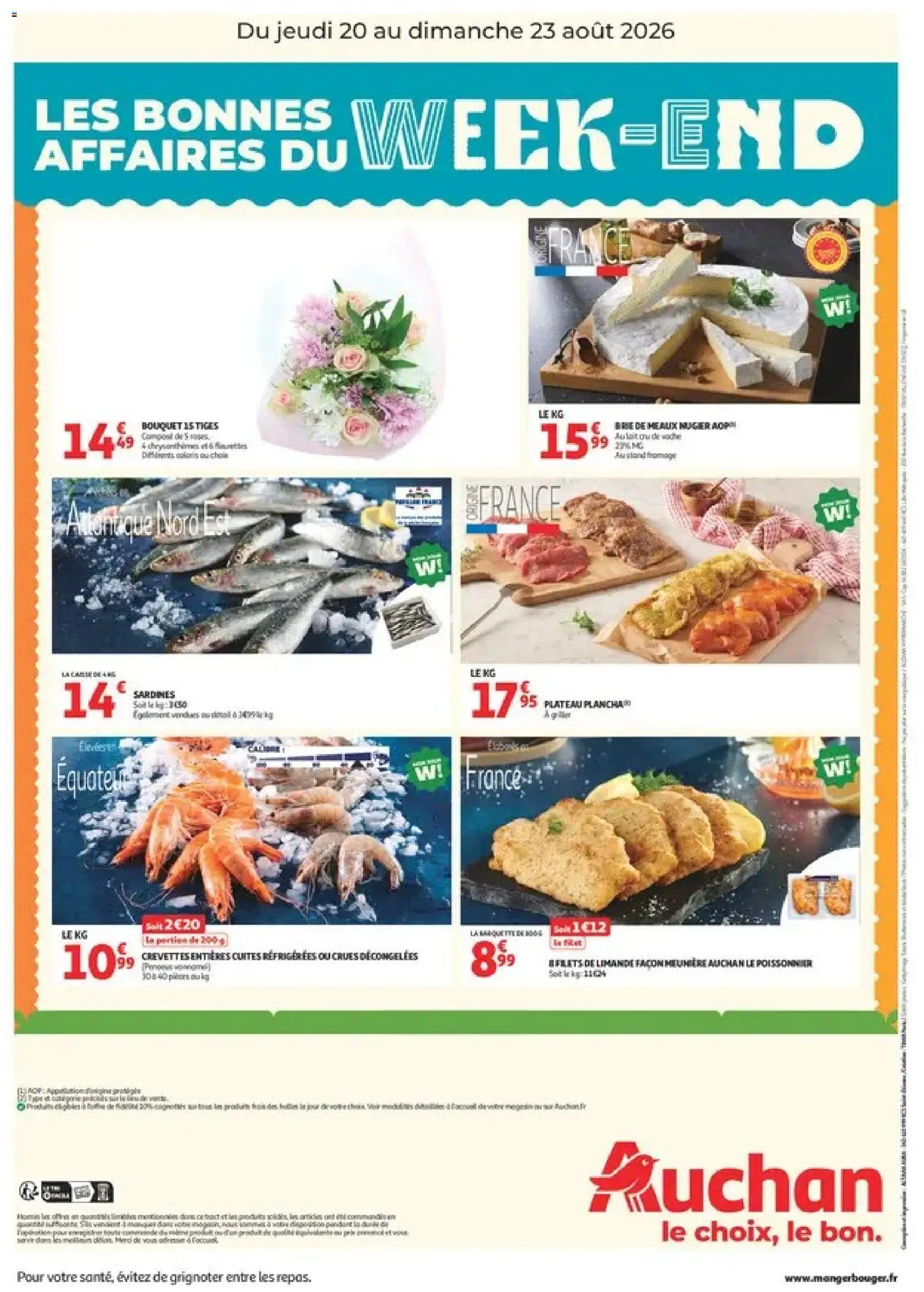 {H1} | Page: 2 | Produits: Crevettes, Fromage Brie, Lait, Brie
