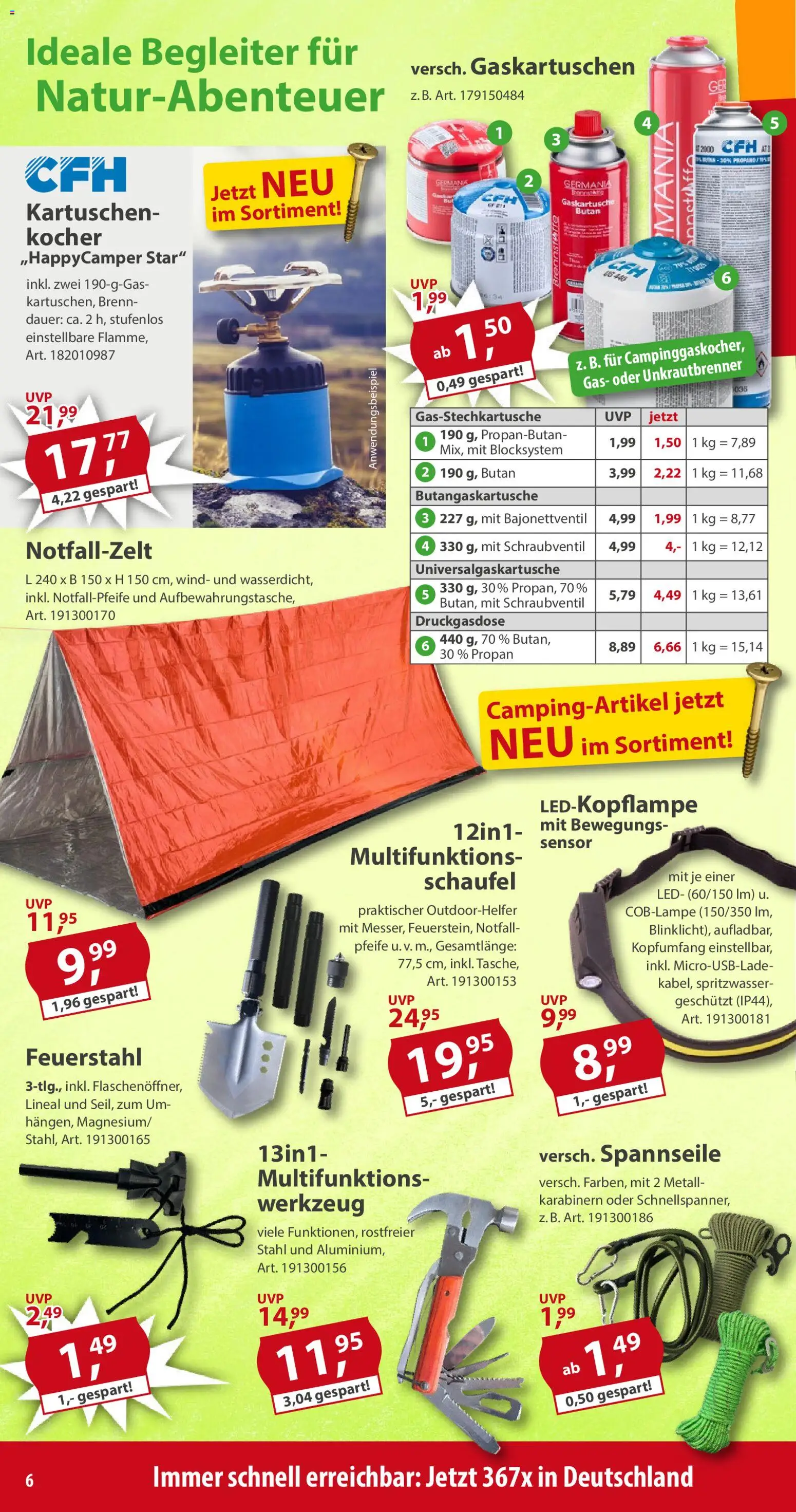 Sonderpreis Baumarkt Prospekt 	 – gültig ab 09.05.2026 | Seite: 6