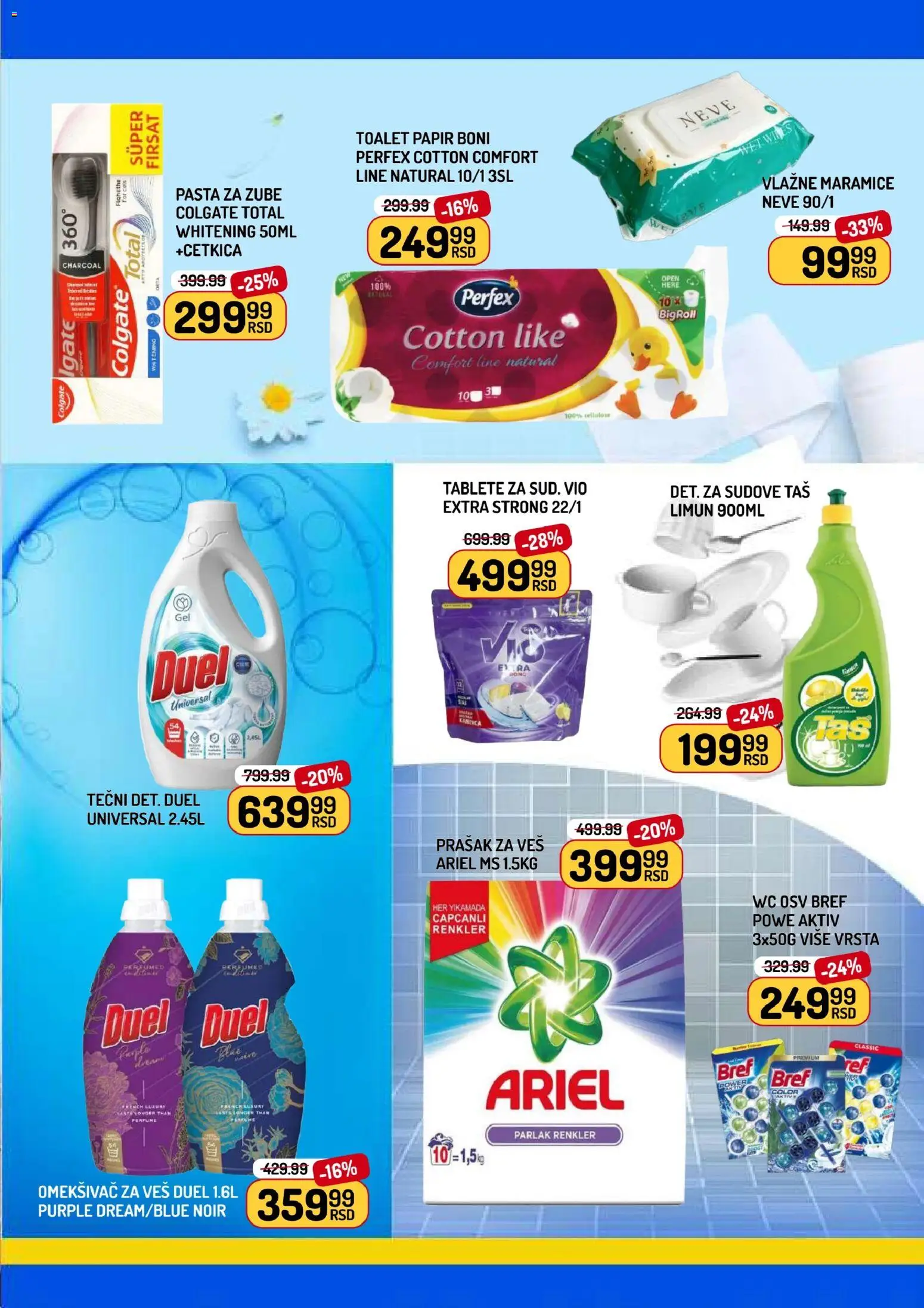 Aman katalog - važi od 06.03.2026 | Strana: 19 | Proizvode: Bref, Colgate, Ariel, Wc