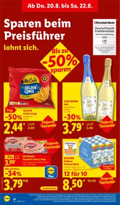 SAUPIQUET Thunfisch-Filets/-Salat, Thunfisch-Filets in Olivenöl. / Thunfisch-Salat Mexicana mit Bohnen, Mais und Paprika. Je 2x 160g / 2x 120 g ab 17.08.2026 gültig | Seite: 64