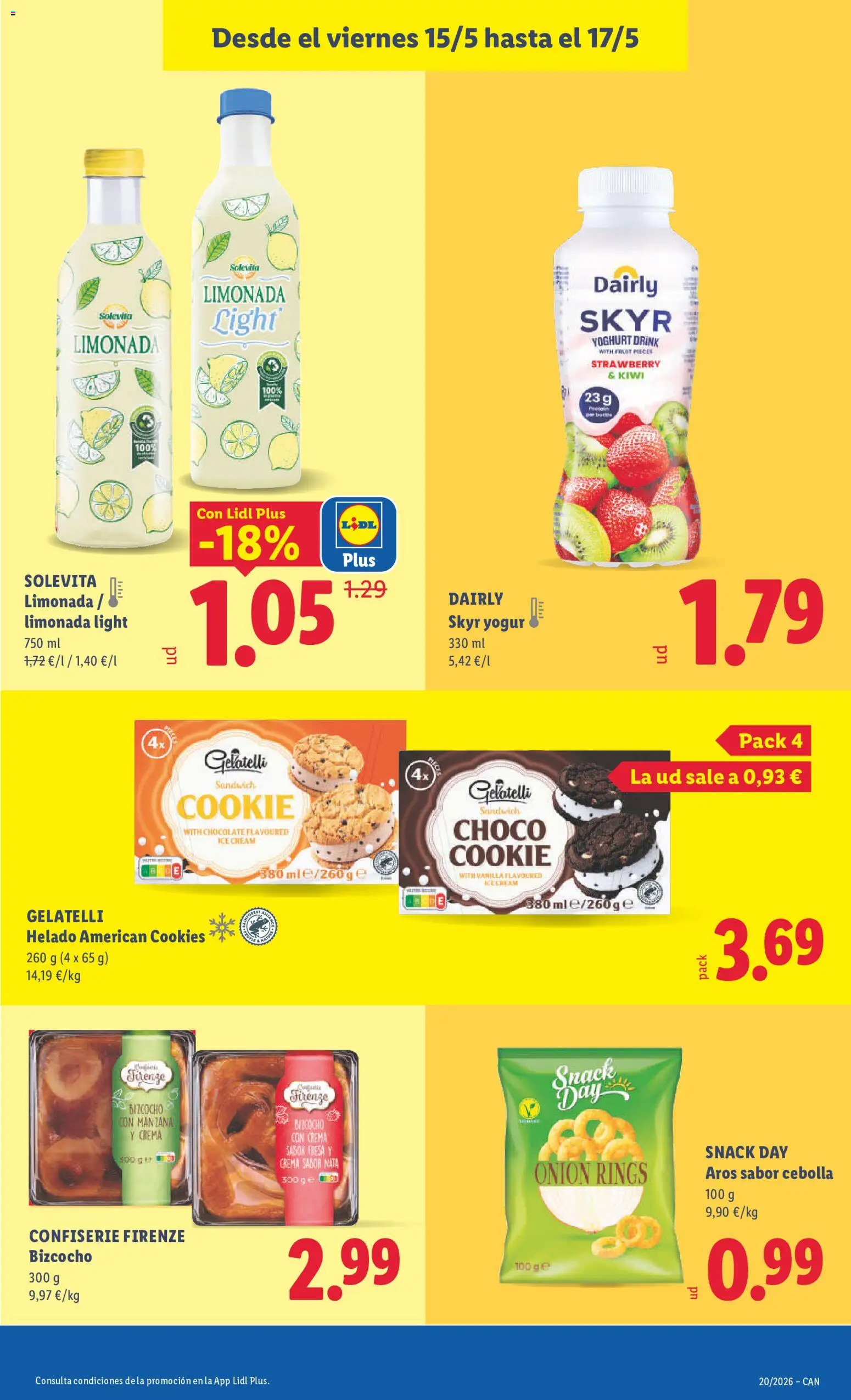 Lidl folleto │ válido desde el 11.05.2026 | Página: 31 | Productos: Yogur, Kiwi, Manzana, Crema