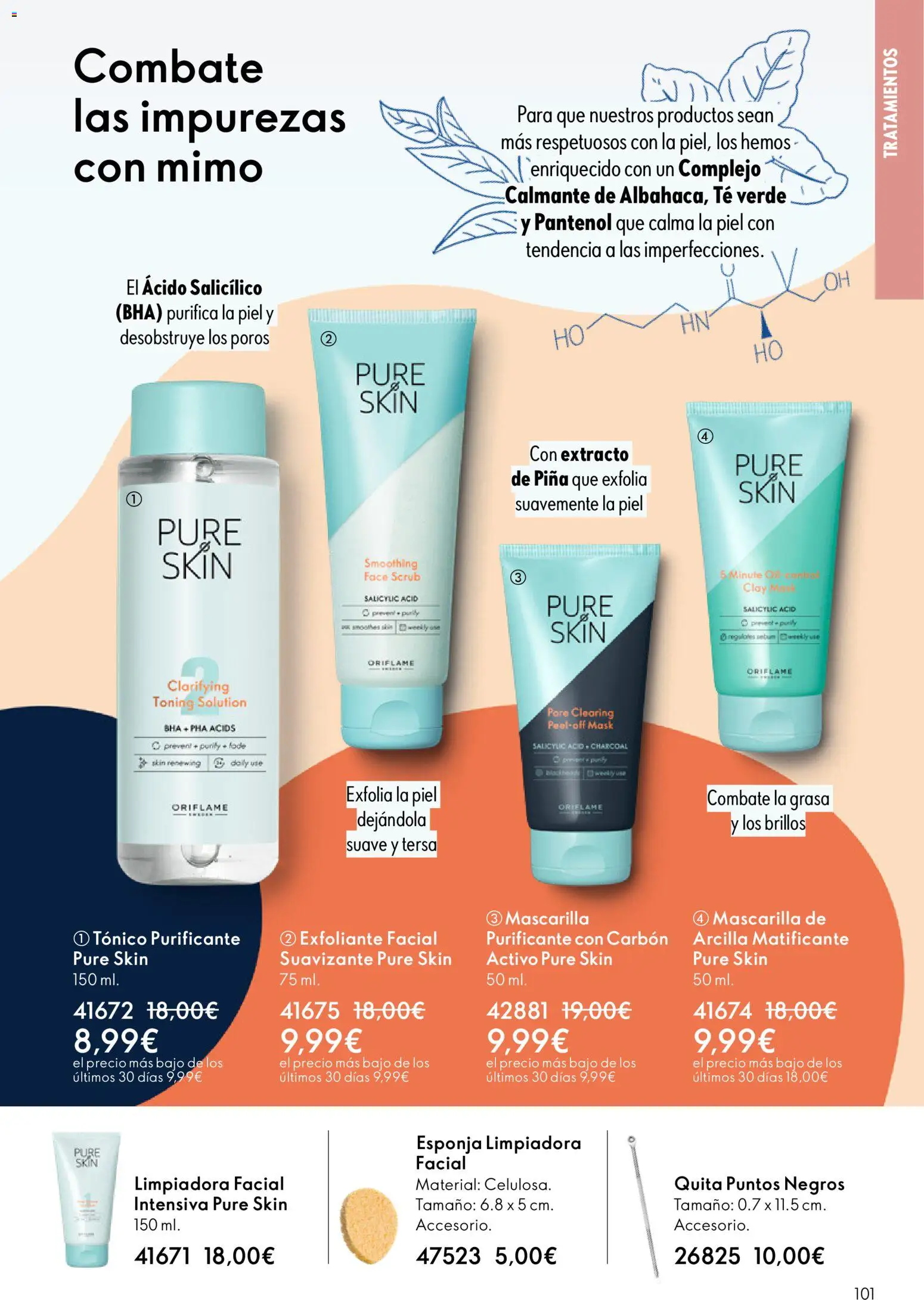 Oriflame - Catálogo Campaña 4 │ válido desde el 11.03.2026 | Página: 101 | Productos: Esponja, Té, Γαύρος, Suavizante