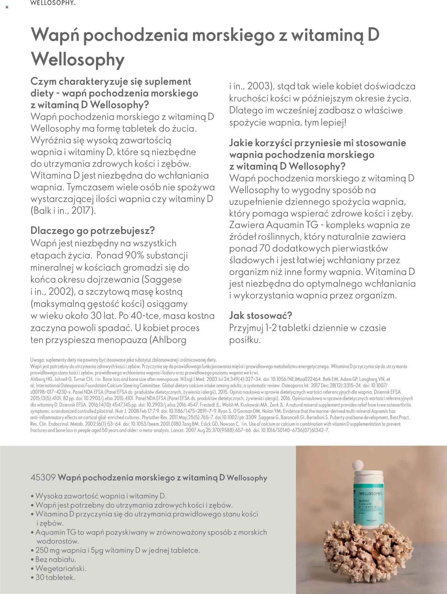 Oriflame Katalog - Przewodnik po produktach Wellosophy od 15.11.2023 | Strona: 23