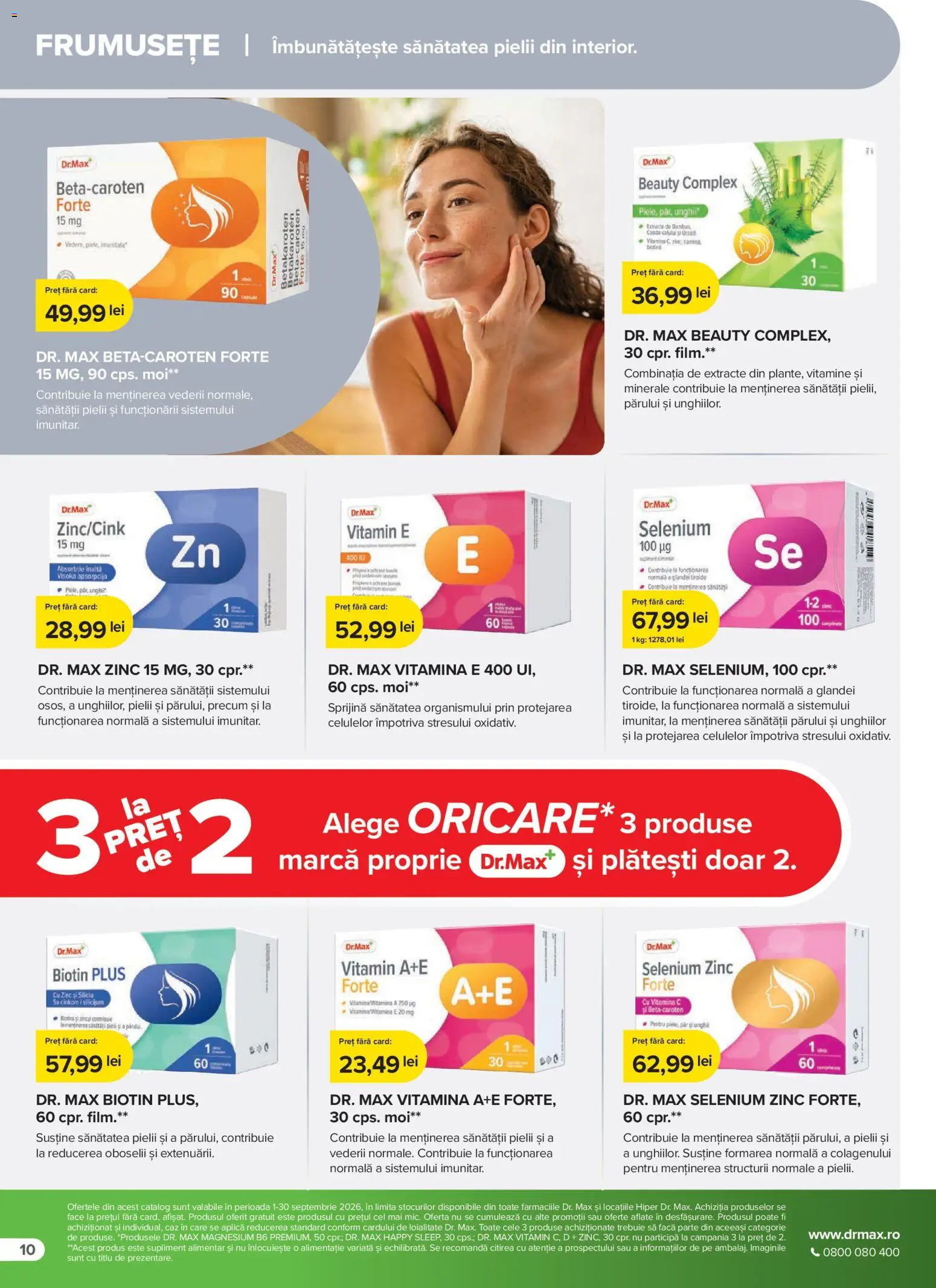 Noul catalog Dr.Max – valabil de la 01.09.2026 | Pagină: 10 | Produse: Aplică, Plus