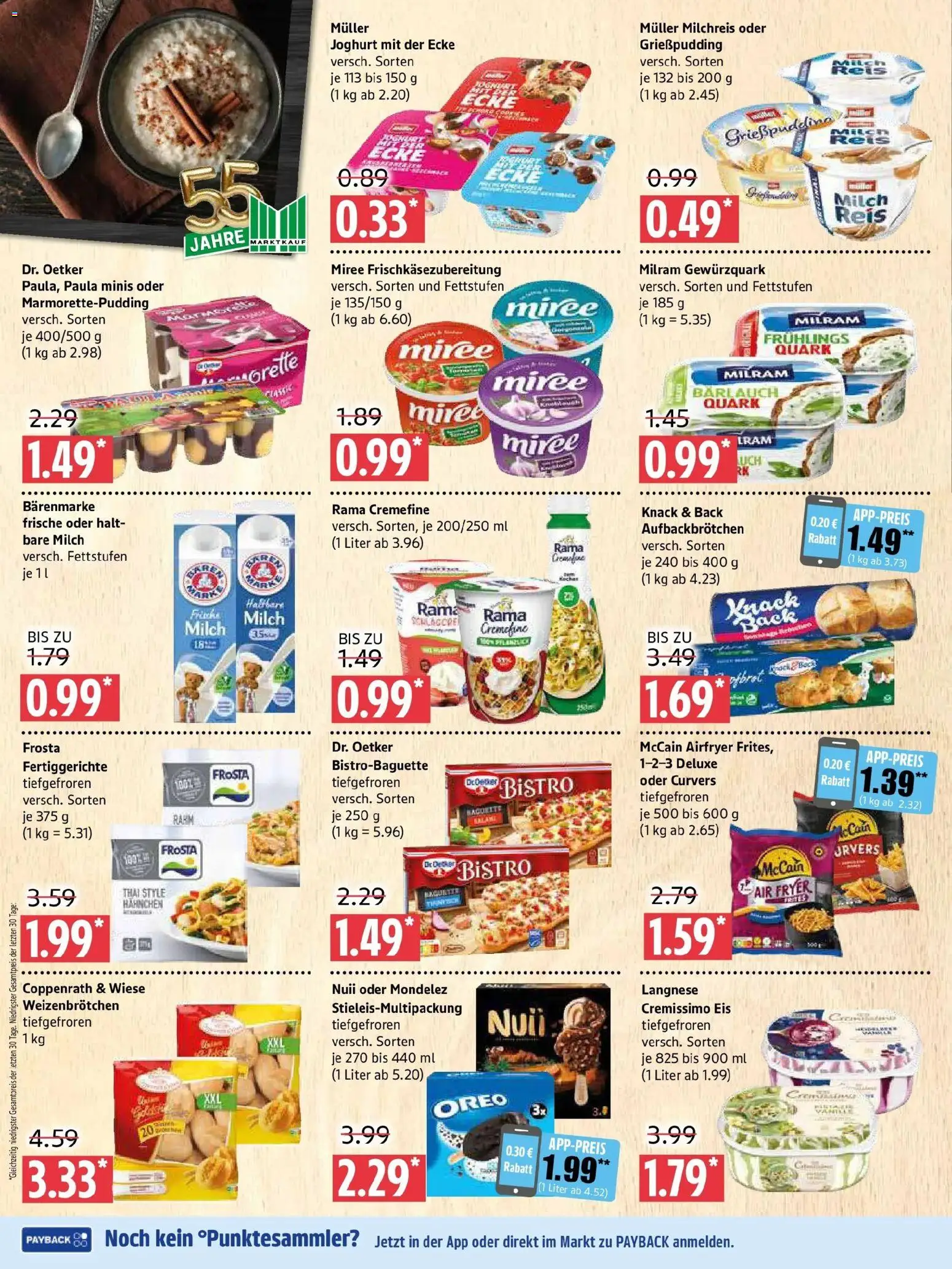 Marktkauf Prospekt Prenzlau (ab 17.08.2026) » Angebote online | Seite: 4 | Produkte: Rama, Milch, Joghurt, Frosta