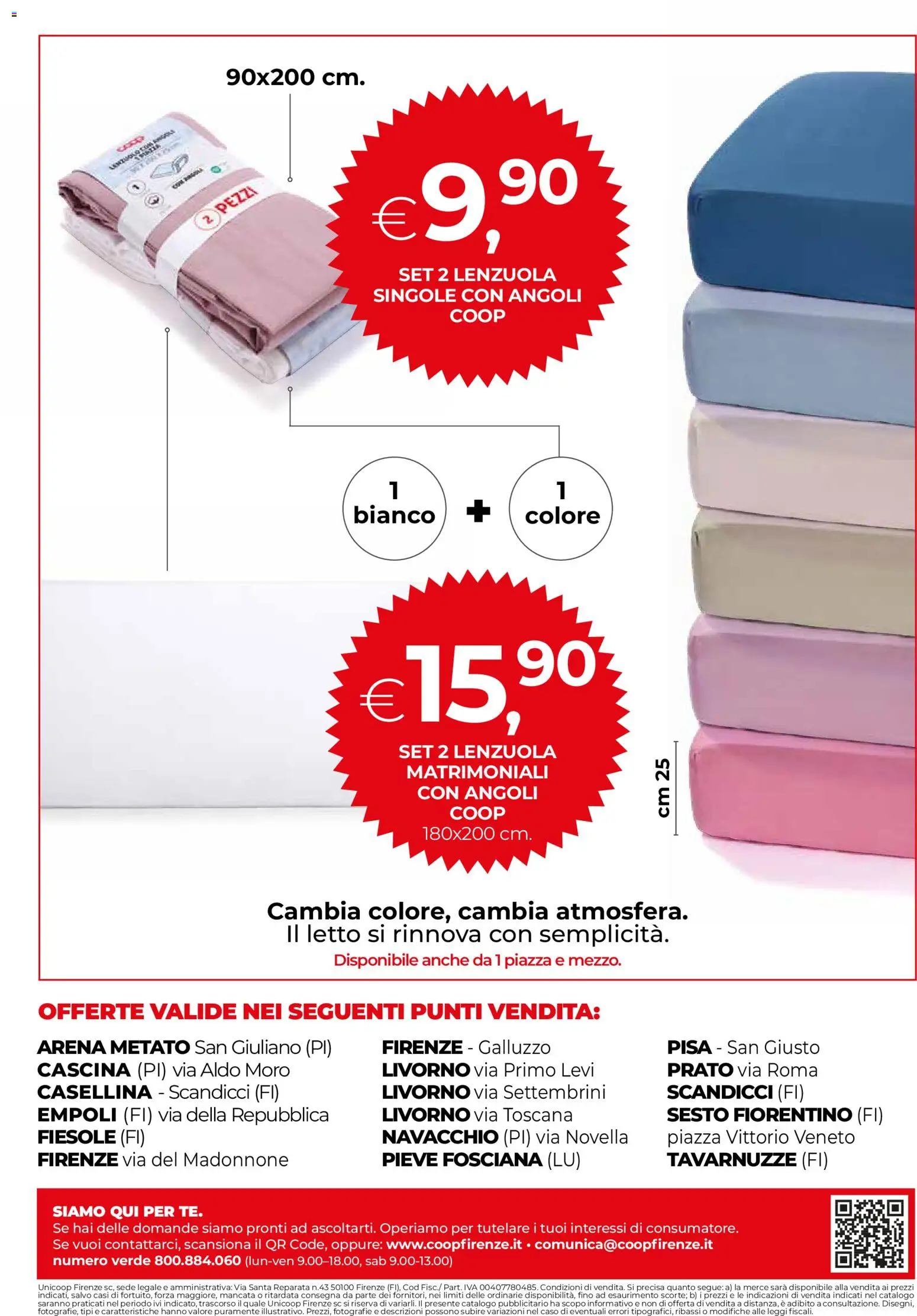 Volantino COOP del 03/09/2026 | Pagina: 20 | Prodotti: Letto, Lenzuola