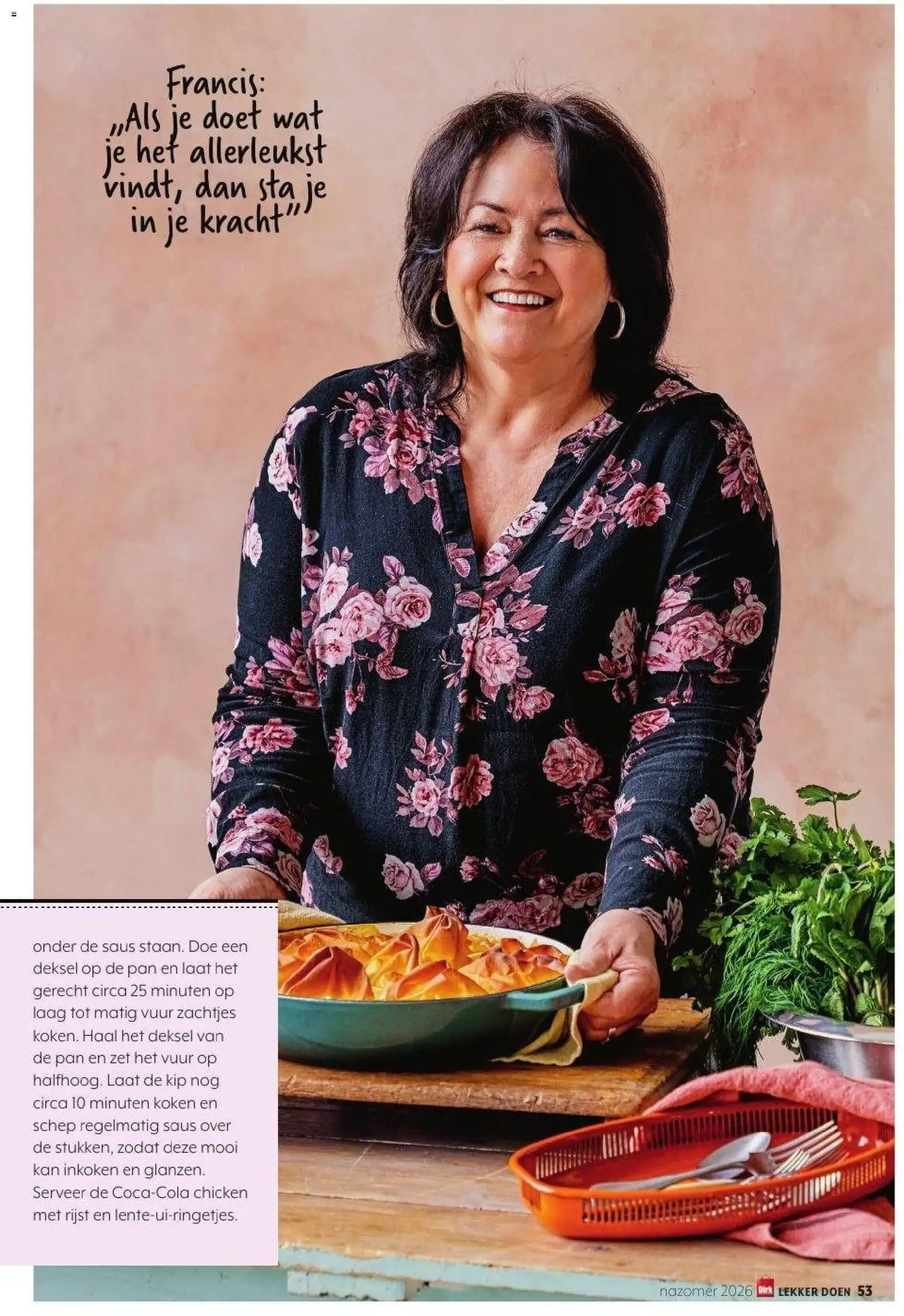 {H1} | Pagina: 53 | Producten: Schep, Pan, Saus, Kip