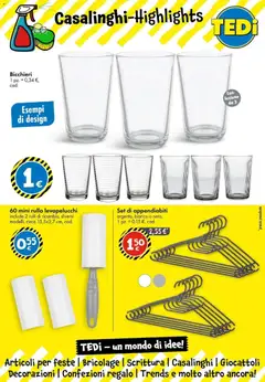 Anteprima del volantino TEDi volantino Torino valido a partire dal 23/08/2026 | Pagina: 8 | Prodotti: Rullo, Levapelucchi, Appendiabiti, Decorazioni
