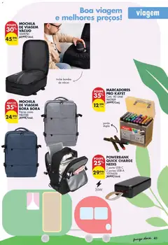 Pré-visualização Pingo Doce Bazar Verão válido de 09.06.2026 | Página: 41 | Produtos: Mochila, Porta, Portas