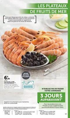 Hyper U - Prévisualisation de Hyper U - La carte Printemps Été valide à partir de 03/03/2026 | Page: 19 | Produits: Fruits de mer, Pêche, Poissonnerie, Crevettes