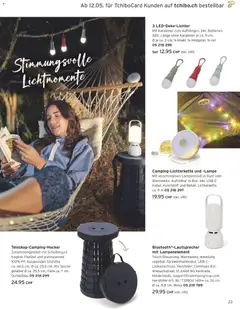Tchibo aktionen ab 12.05.2026 gültig | Seite: 23 | Produkte: Lampe, Tasche