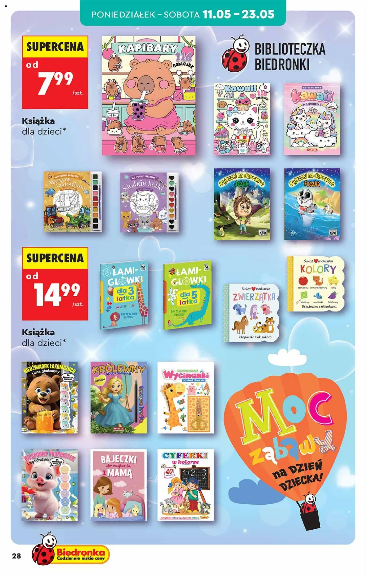 Biedronka gazetka - Hity i inspiracje od 09.05.2026 | Strona: 28 | Produkty: Naklejki
