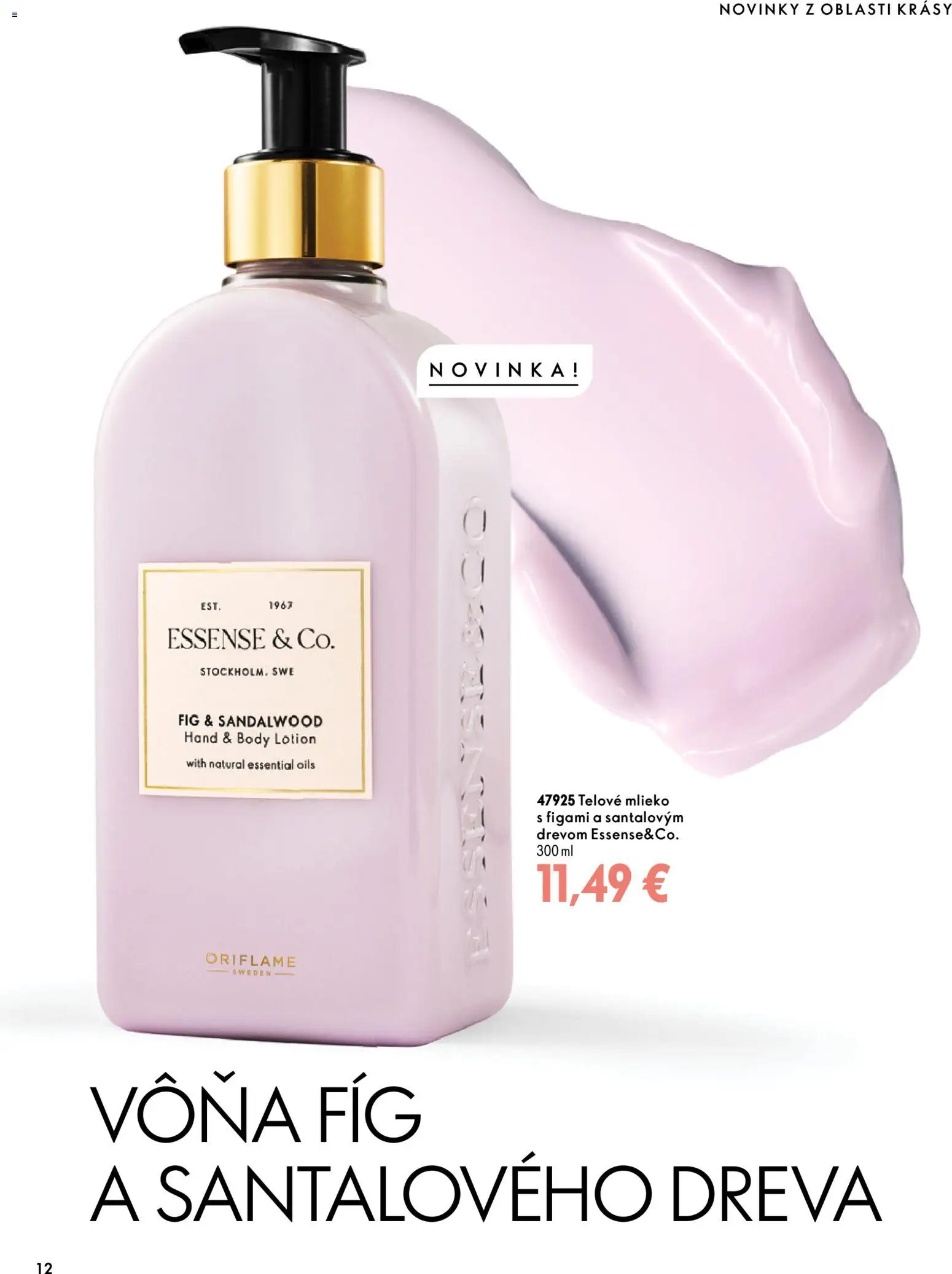 Nové Oriflame akcie – leták je platný od 30.09.2026 | Strana: 12 | Produkty: Mlieko, Telové mlieko