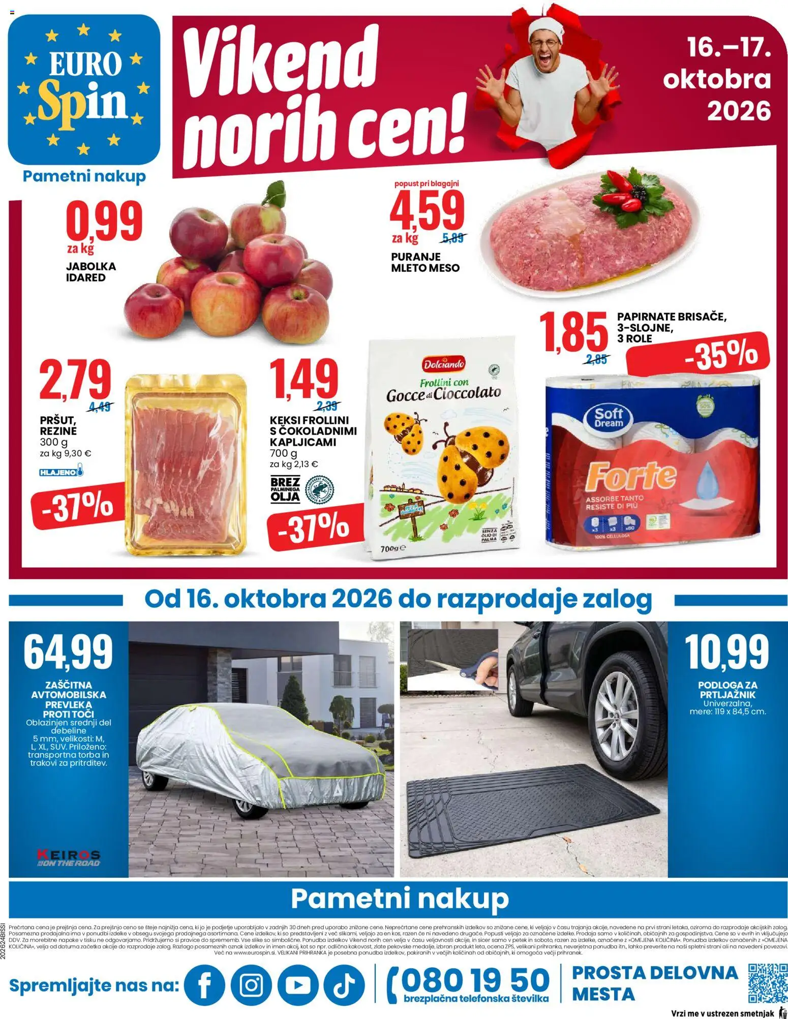 Novi Eurospin katalog ponudbe – veljaven od 15.10.2026 | Stran: 16