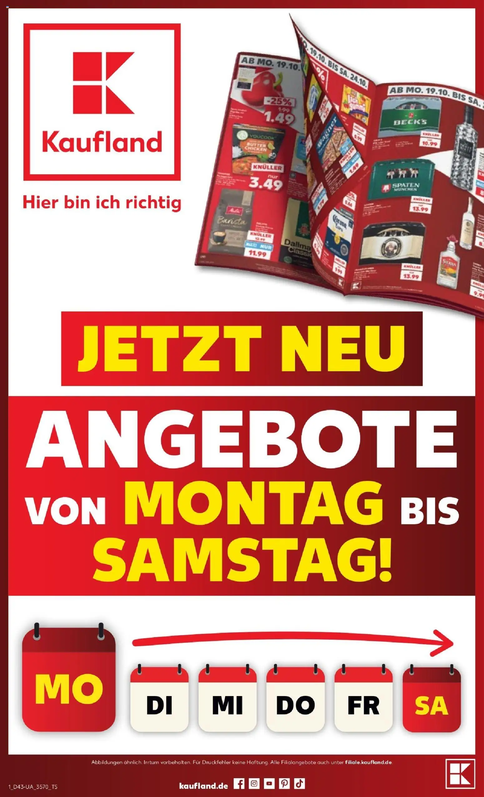 Kaufland Prospekt Frankfurt (Oder) – gültig ab 19.10.2026 | Seite: 65 | Produkte: Youcook, Butter