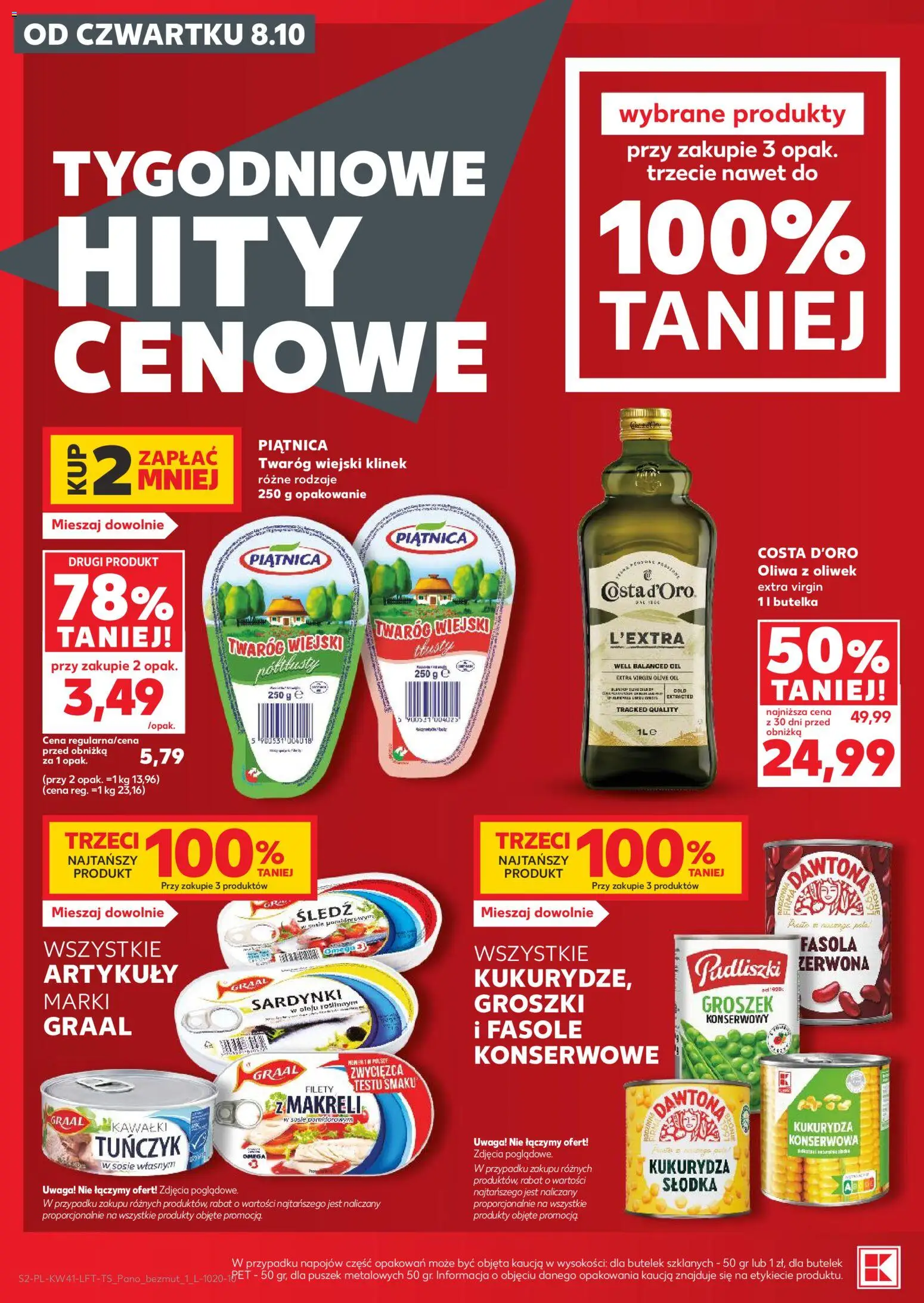 Kaufland Polsko leták od 08.10.2026 | Strana: 2 | Produkty: Omega 3, Omega