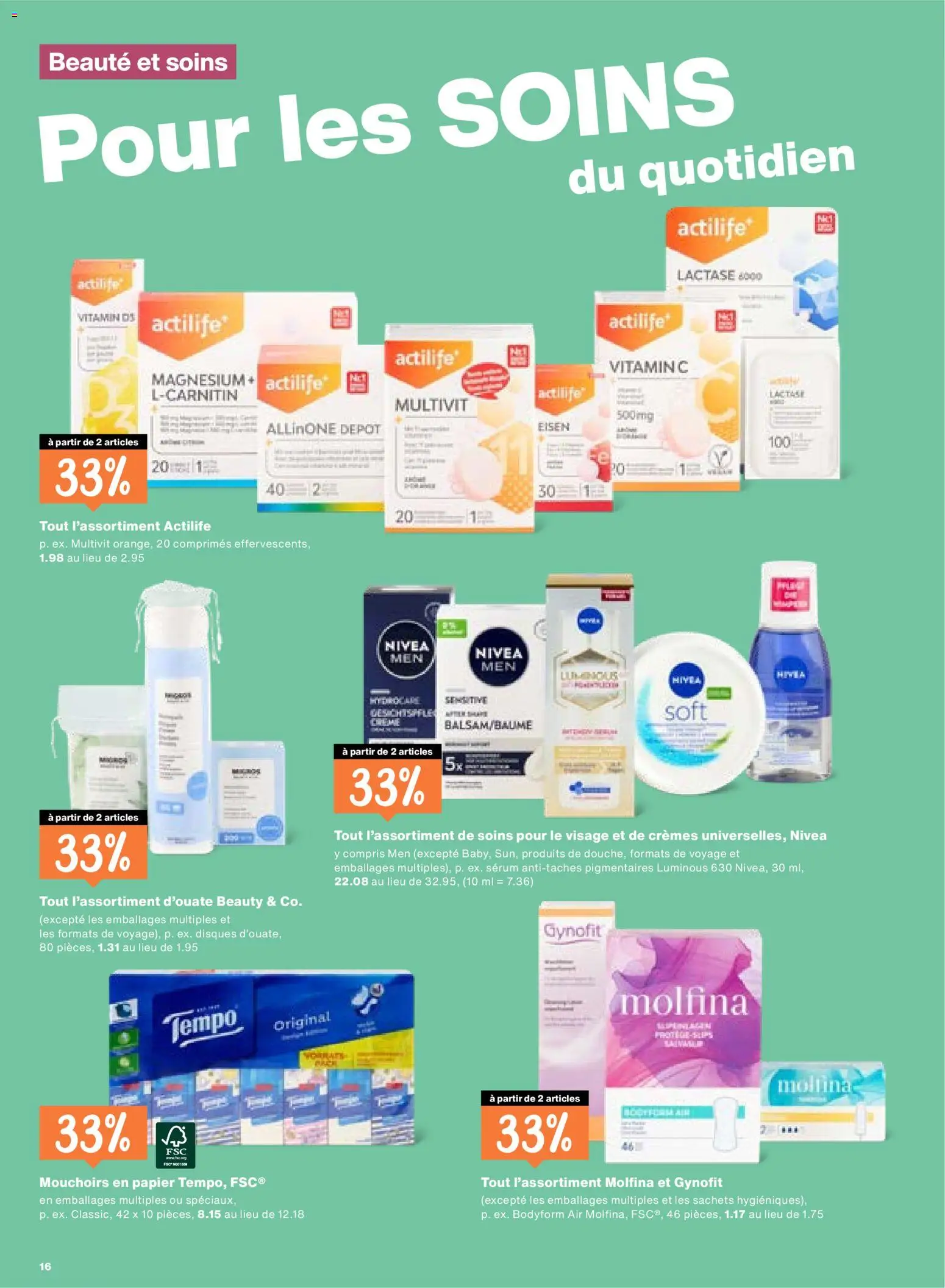Migros aktionen FR – gültig ab 20.08.2026 | Seite: 16