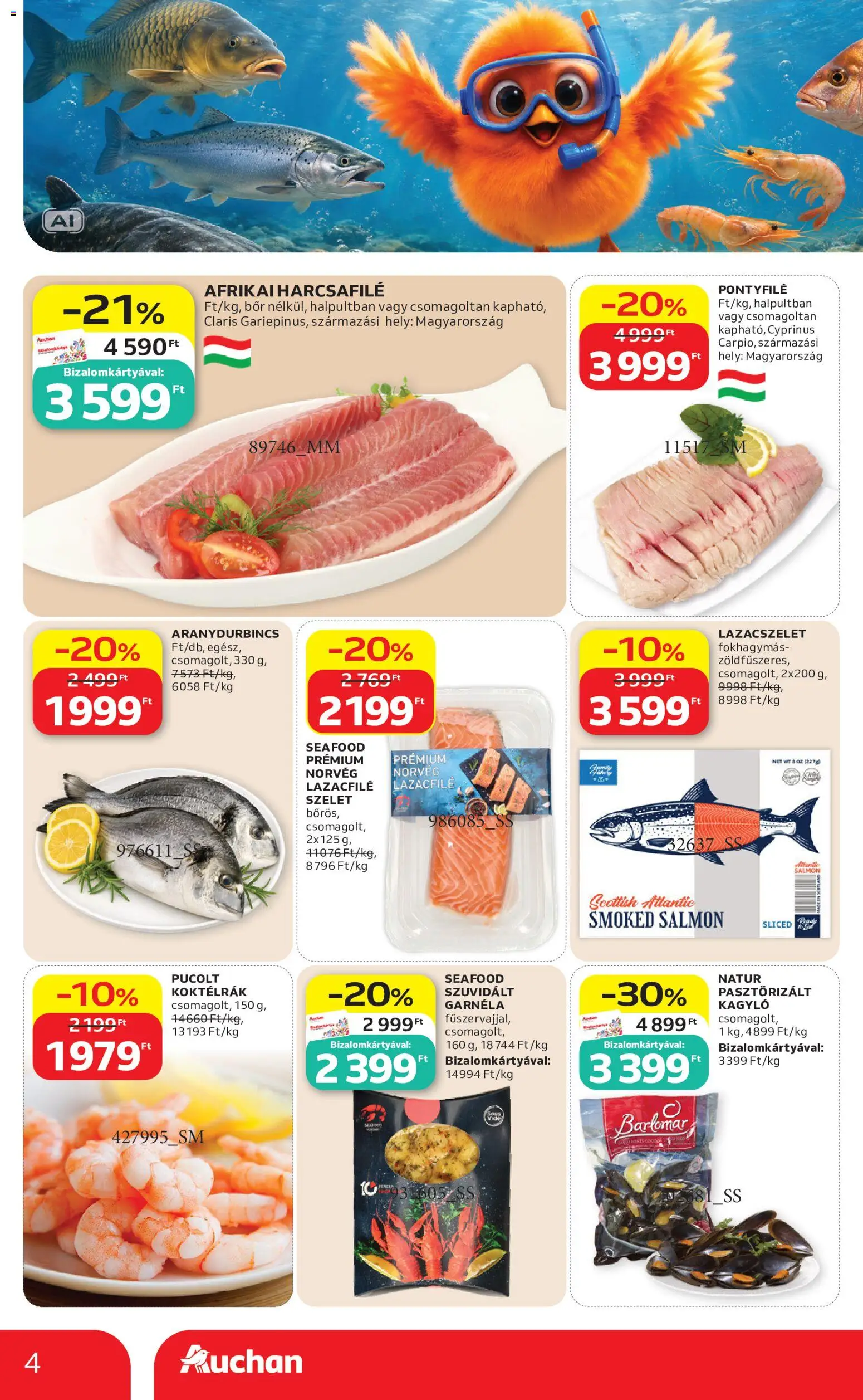 Auchan akciós ujság - amely érvényes a következő dátumtól: 2026.08.21. | Oldal: 4