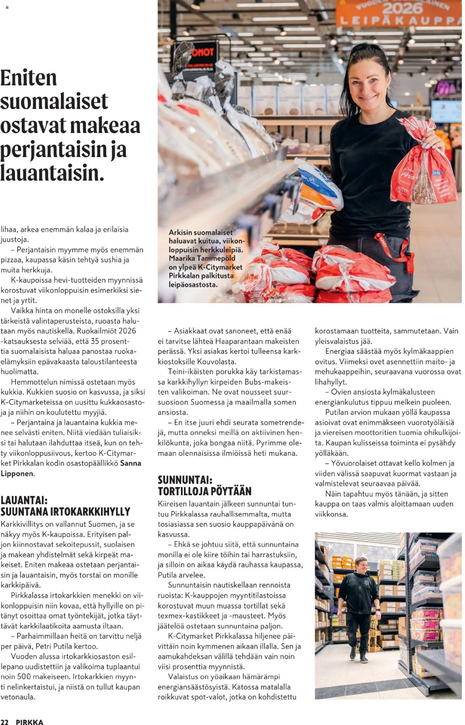 K-Citymarket tarjoukset - Pirkka – voimassa 06.05.2026 alkaen | Sivu: 22 | Tuotteet: Maito, Kello