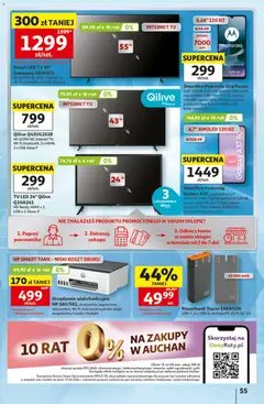 Pogląd oferty "Auchan gazetka - 30 Lat Hipermarket" - ważna od 07.05.2026 | Strona: 55