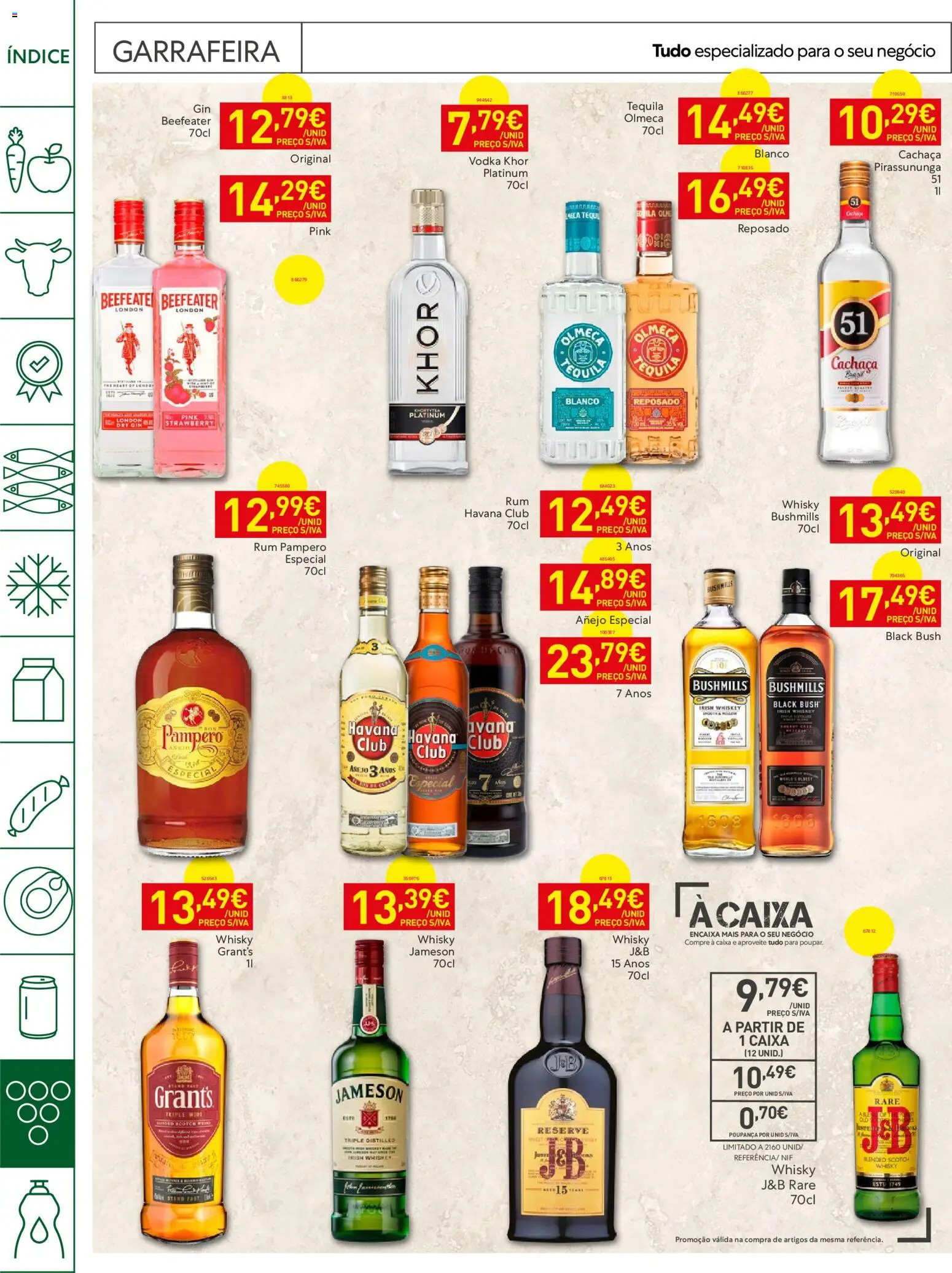 Recheio Horeca │ válido de 18/08/2026 | Página: 26 | Produtos: Whisky, Havana, Caixa, Tequila