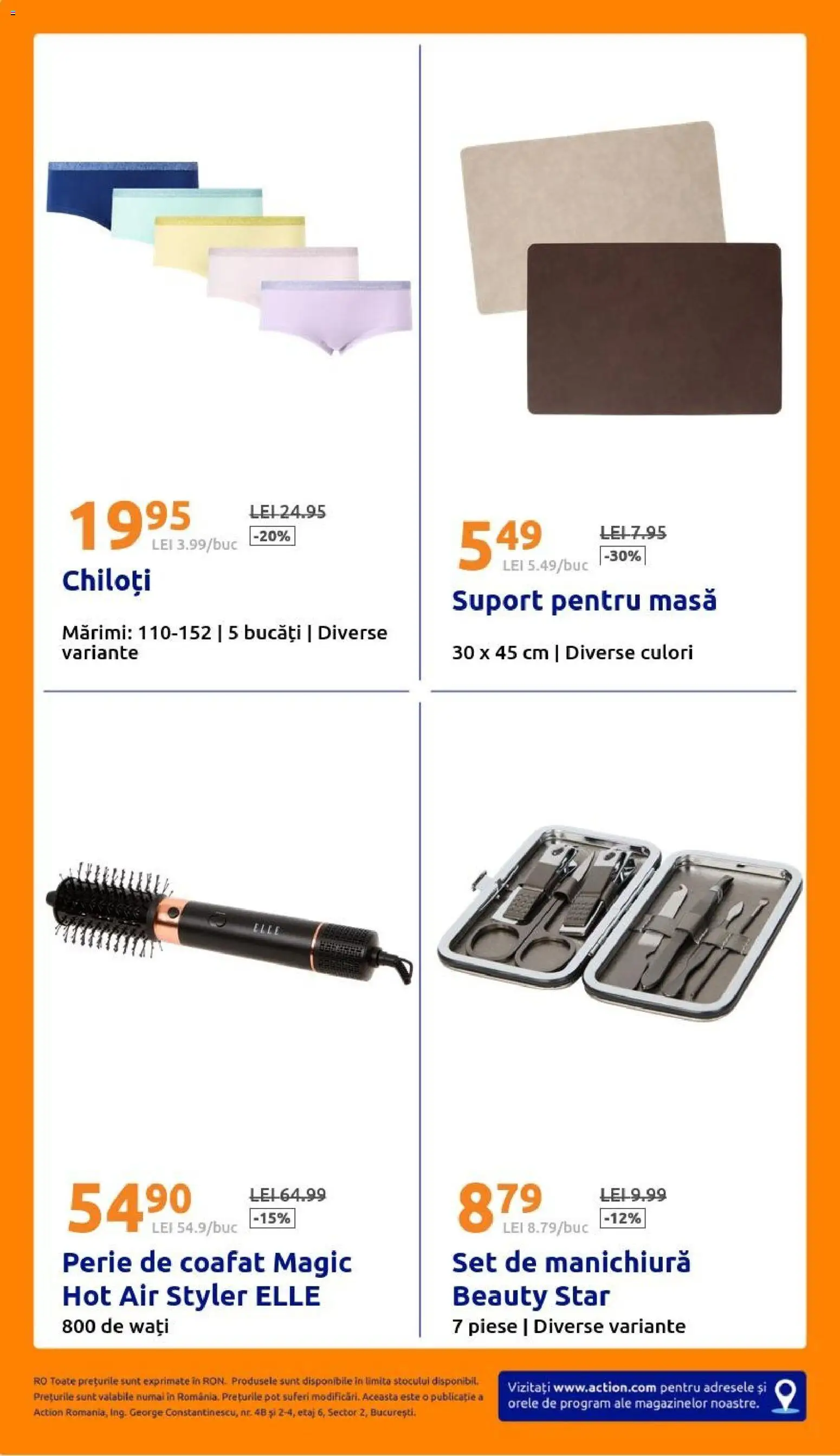 Noul catalog ACTION – valabil de la 07.10.2026 | Pagină: 20 | Produse: Masă, Magic, Perie, Suport