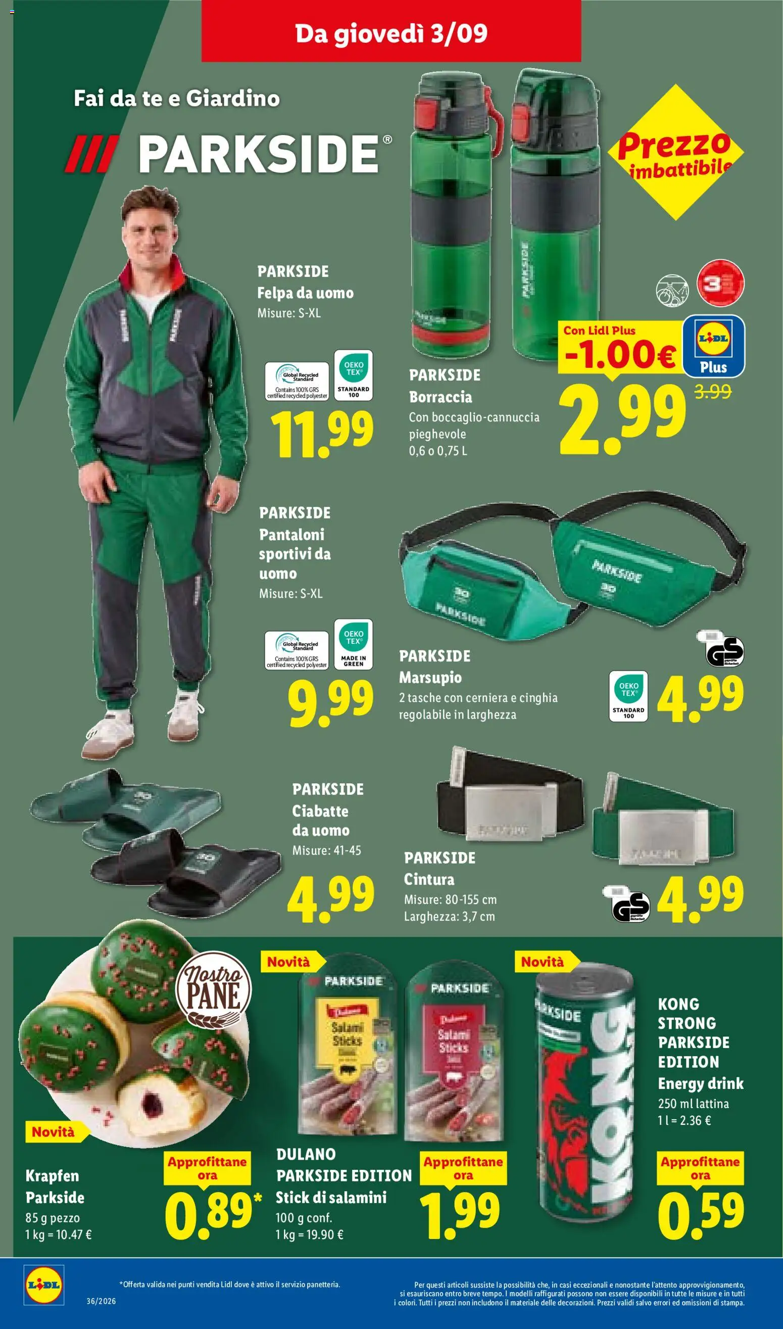 Volantino Lidl del 03/09/2026 | Pagina: 10