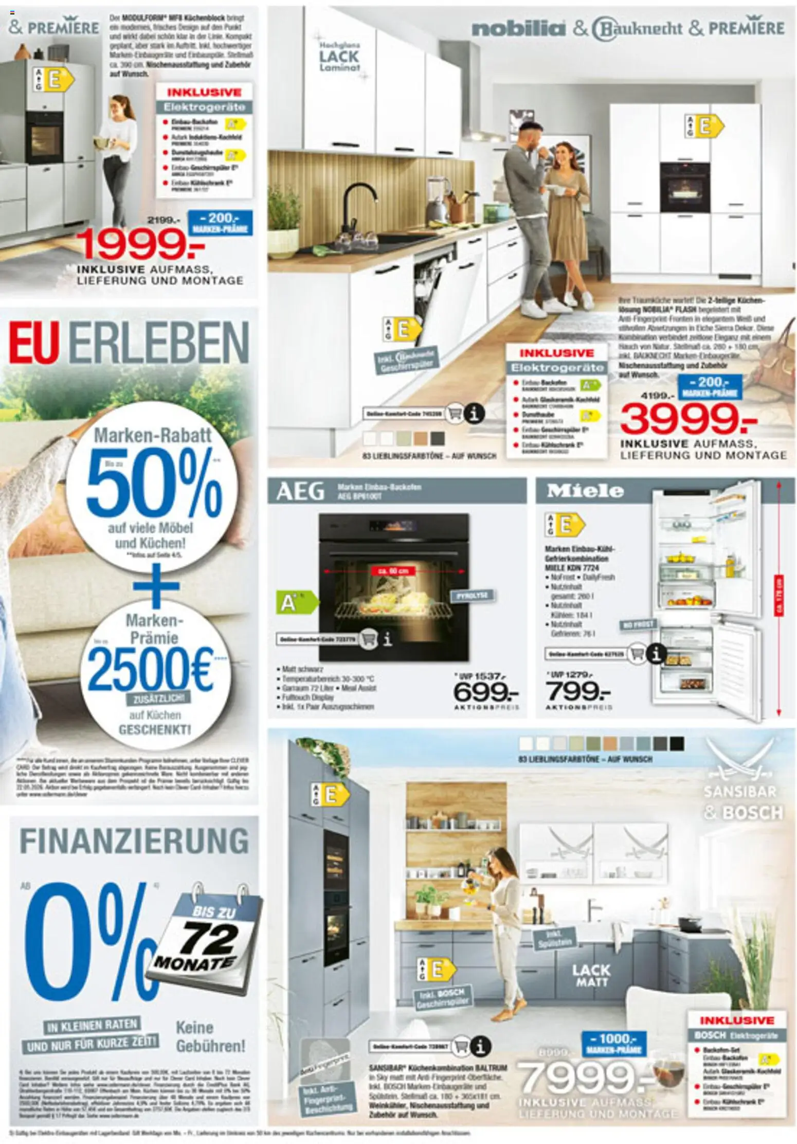 Ostermann Prospekt 	 – gültig ab 02.05.2026 | Seite: 11 | Produkte: Miele, Bosch, Küchenblock, Kuchen