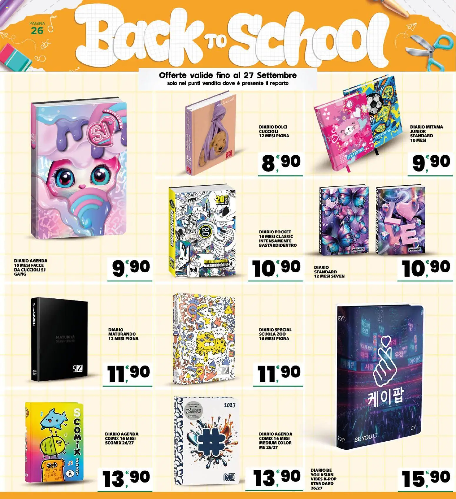 Volantino Eurospar del 31/08/2026 | Pagina: 26 | Prodotti: Dolci