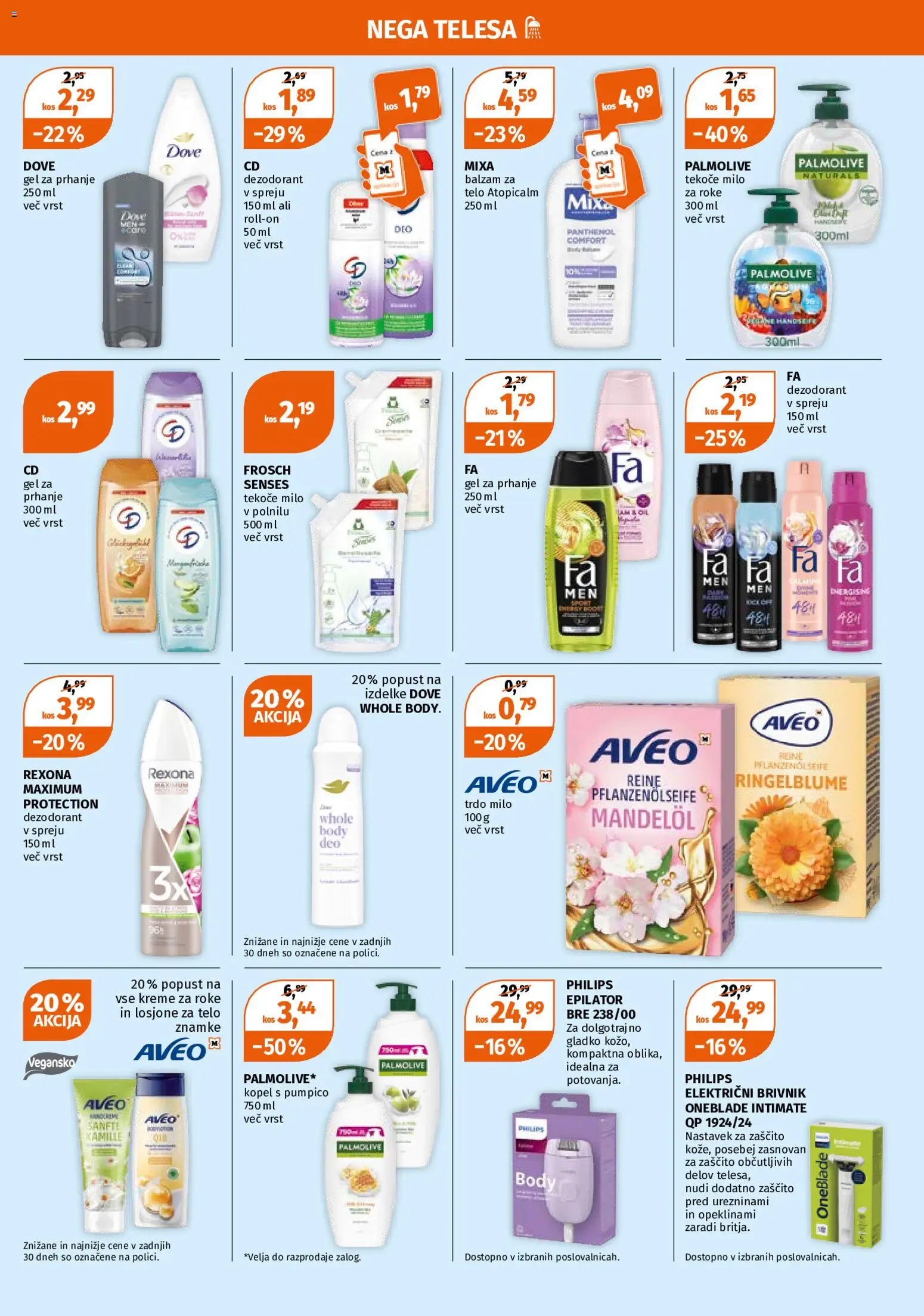 Novi Müller katalog ponudbe – veljaven od 31.08.2026 | Stran: 5 | Izdelki: Kopel, Kos, Milo, Brivnik