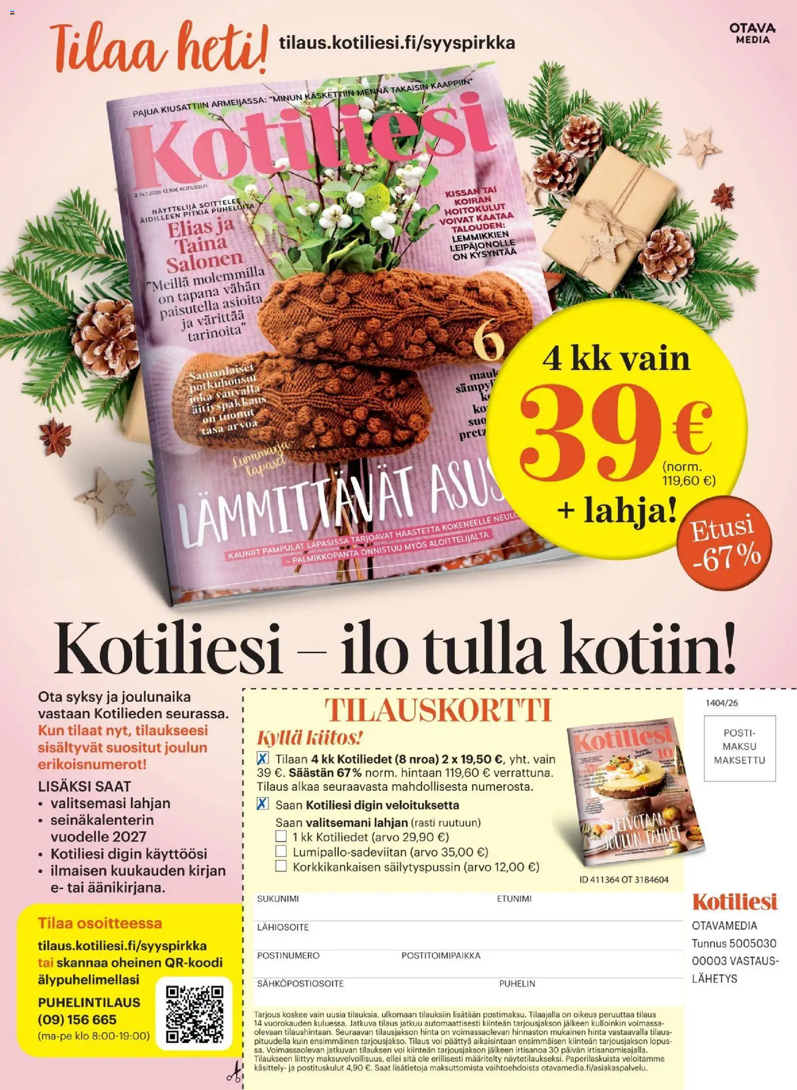 K-Market - Pirkka – voimassa 30/09/2026 alkaen | Sivu: 68
