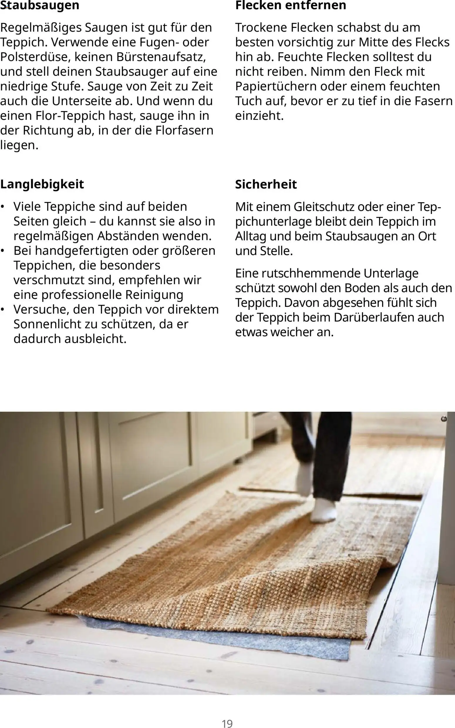 Ikea Teppichlösungen – gültig ab 16.09.2026 | Seite: 19 | Produkte: Staubsauger, Teppich
