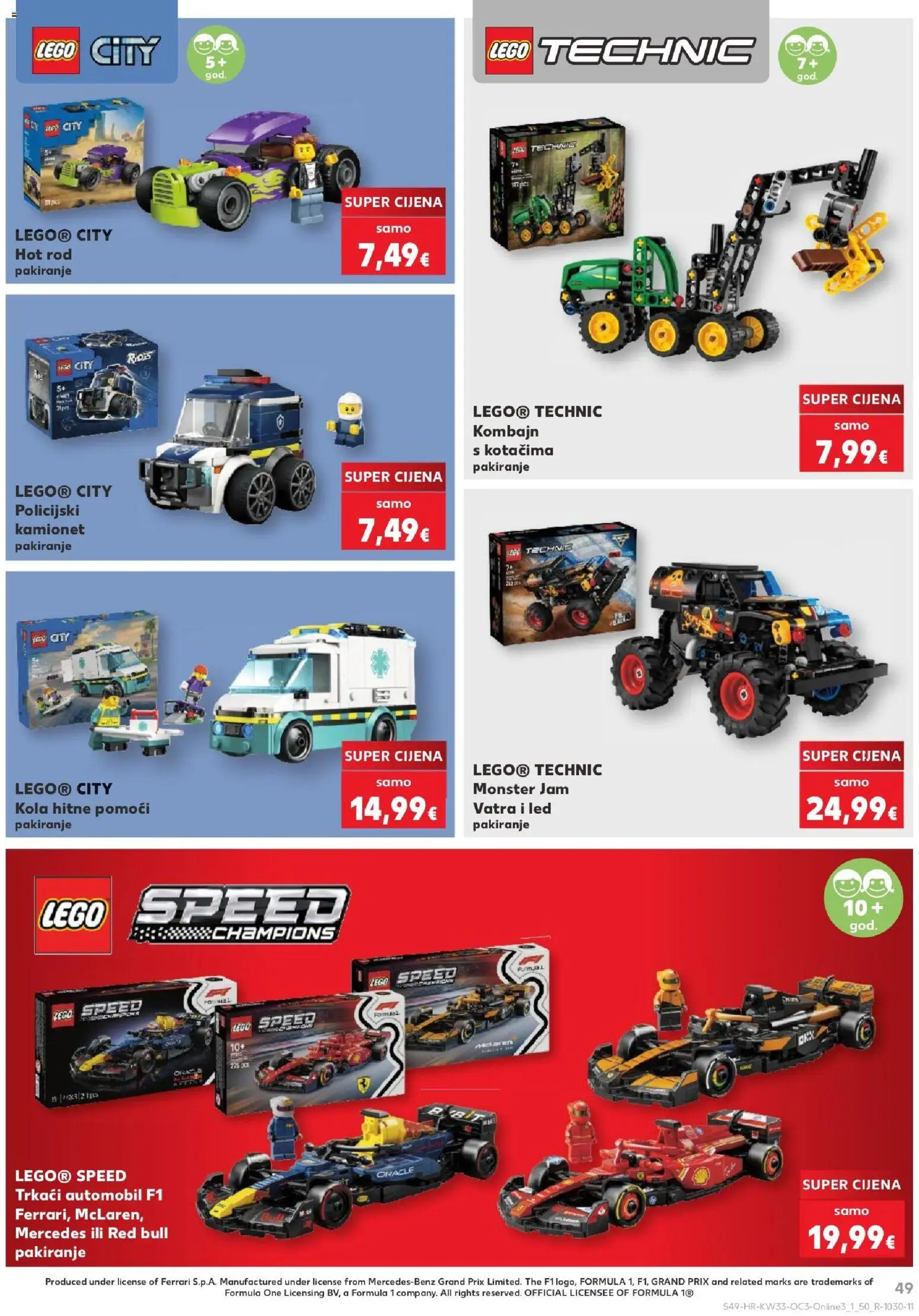 Kaufland katalog | vrijedi od 10.08.2026 | Stranica: 49 | Proizvodi: Led, PC, Red Bull, Lego