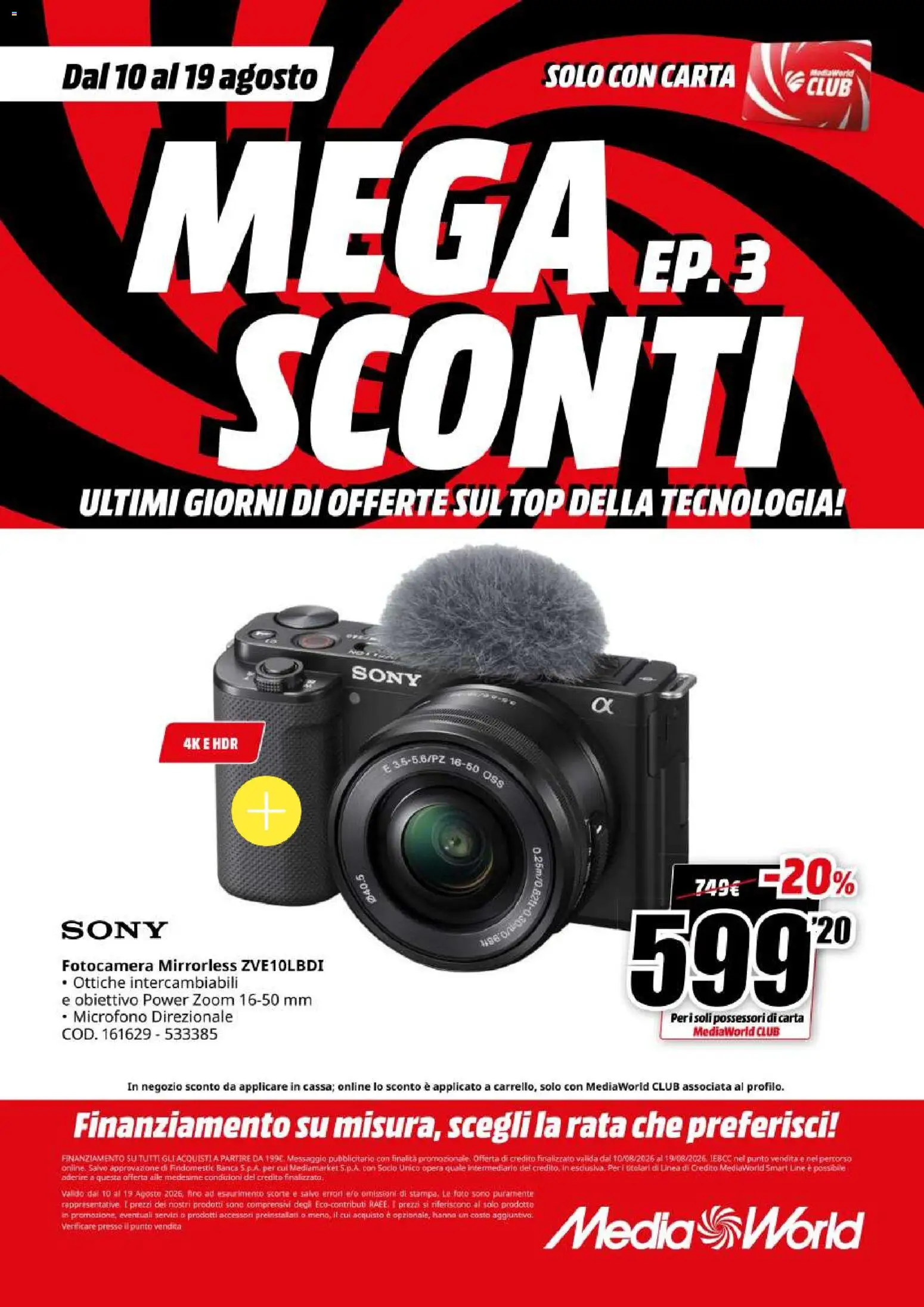 Volantino Media World del 10/08/2026 | Pagina: 33
