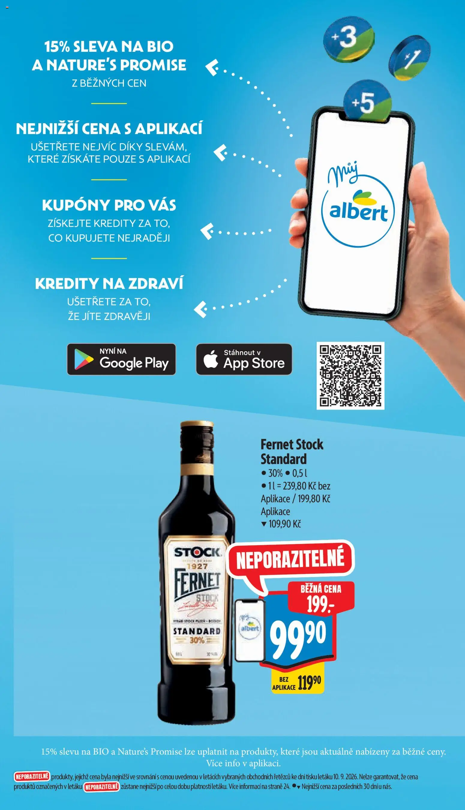 Albert leták - Supermarket -  	Frenštát pod Radhoštěm od 16.09.2026 | Strana: 13 | Produkty: Fernet Stock, Fernet
