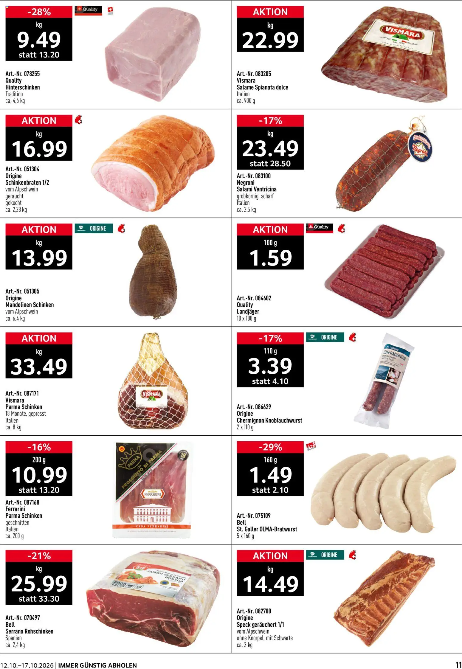 Prodega aktionen – gültig ab 12.10.2026 | Seite: 11