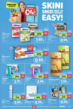 Plodine Katalog - Pregled kataloga iz trgovine Plodine, vrijedi od 26.08.2026 | Stranica: 5 | Proizvodi: Šumsko voće, Štapići za uši, Ručnik, Jabuka