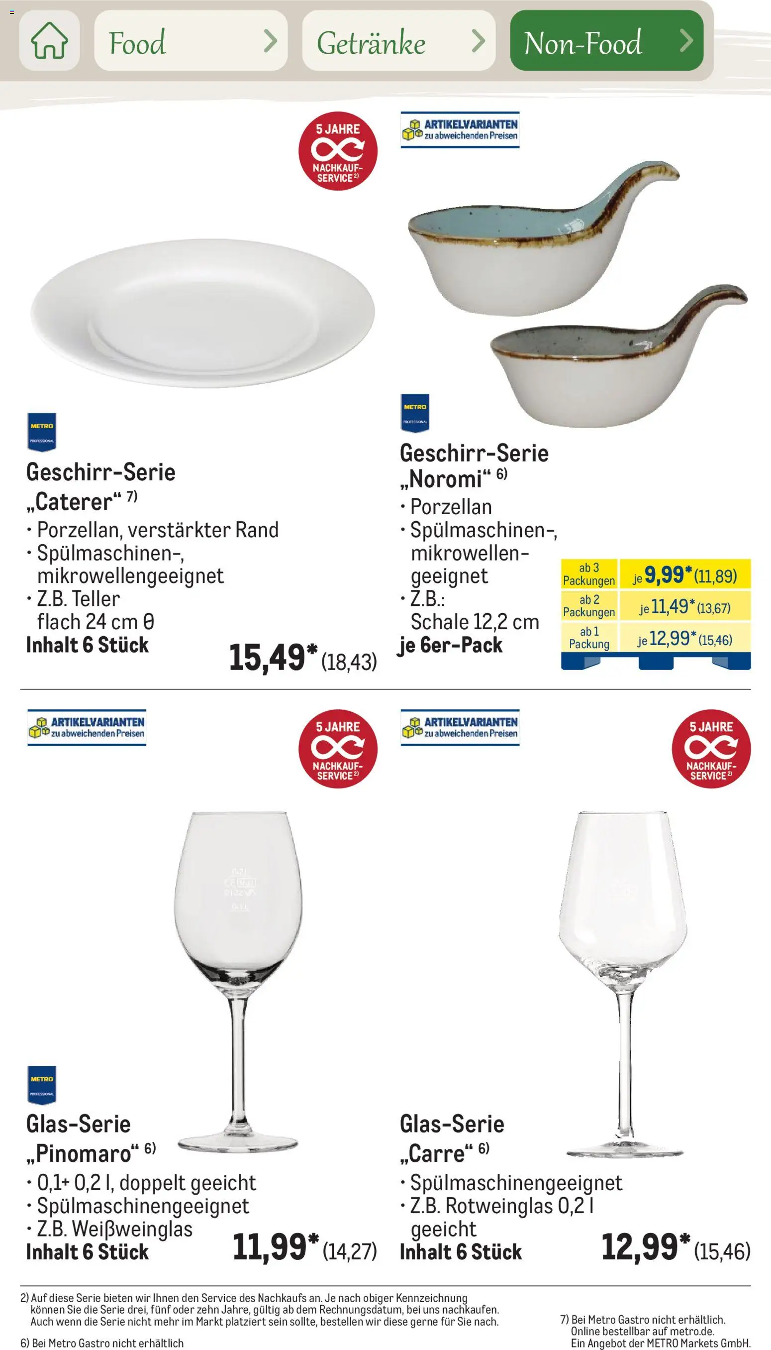 Metro Saisonkatalog Outdoor Dining – gültig ab 01.06.2026 | Seite: 86