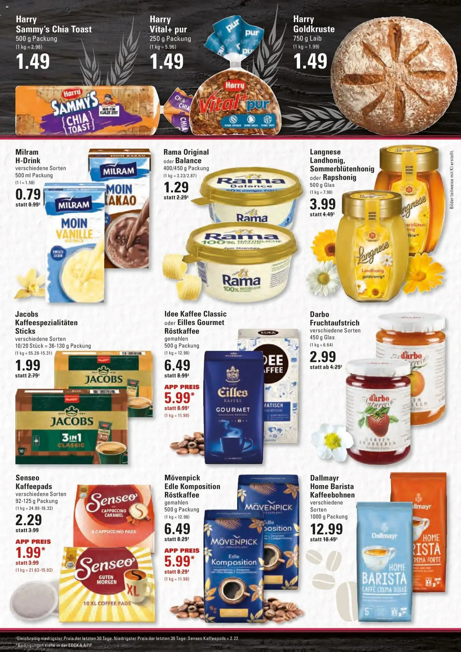 Edeka Prospekt Hamburg (ab 19.10.2026) » Angebote Online | Seite: 13 | Produkte: Toast, Bilder, Dallmayr, Senseo kaffeepads