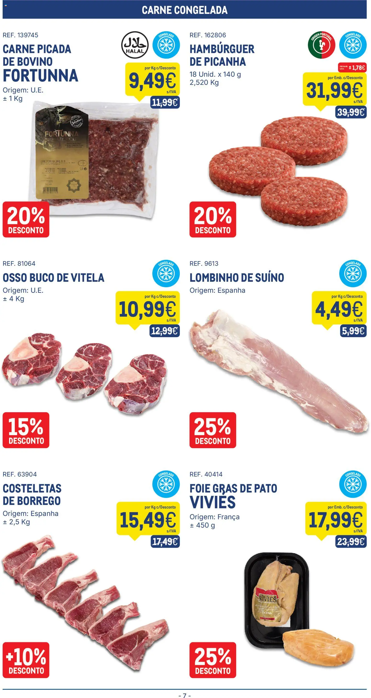 Makro Folheto │ válido de 22/09/2026 | Página: 7 | Produtos: Vitela, Hambúrguer, Carne picada, Carne